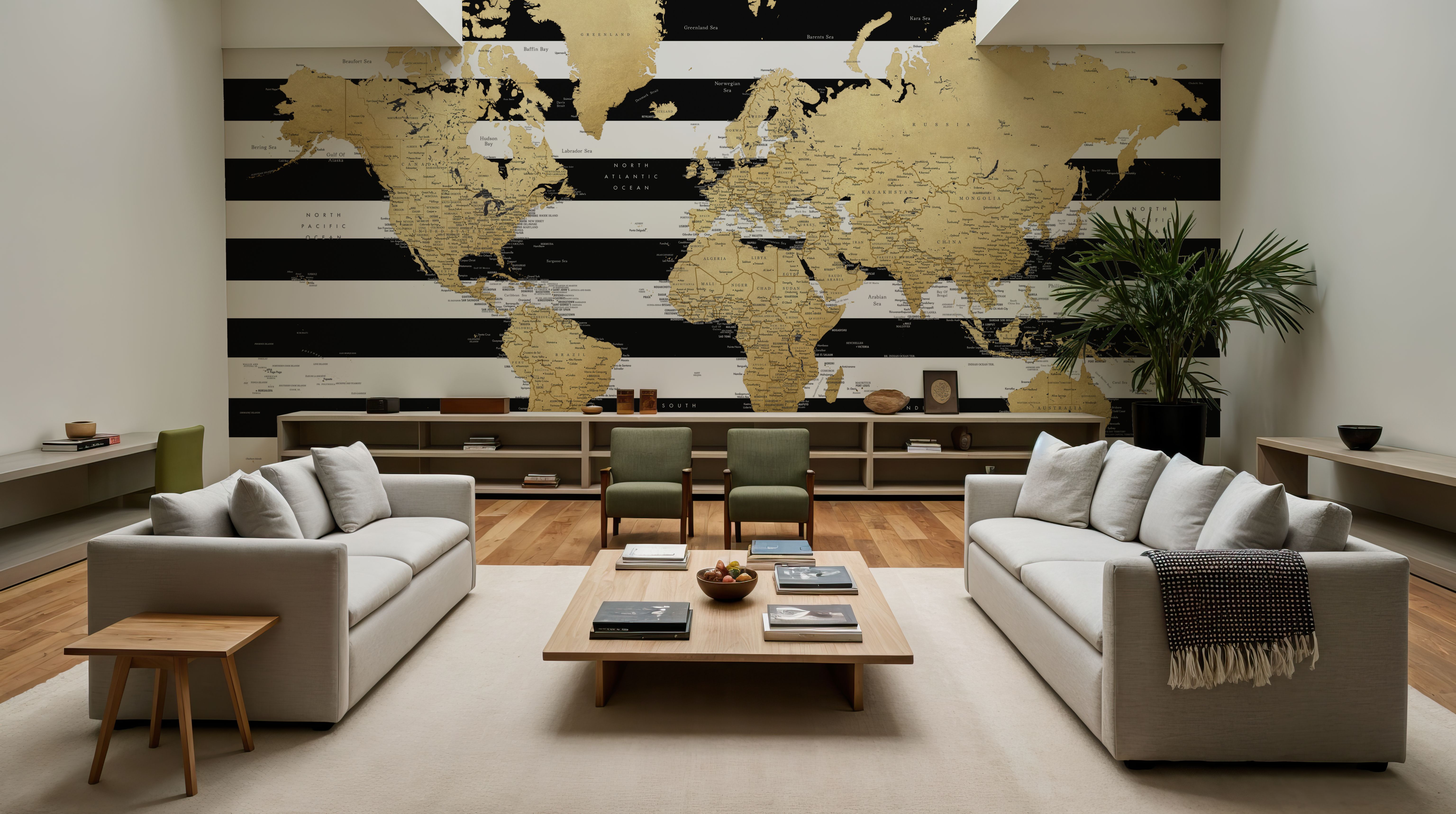 World Map Cities - Harper