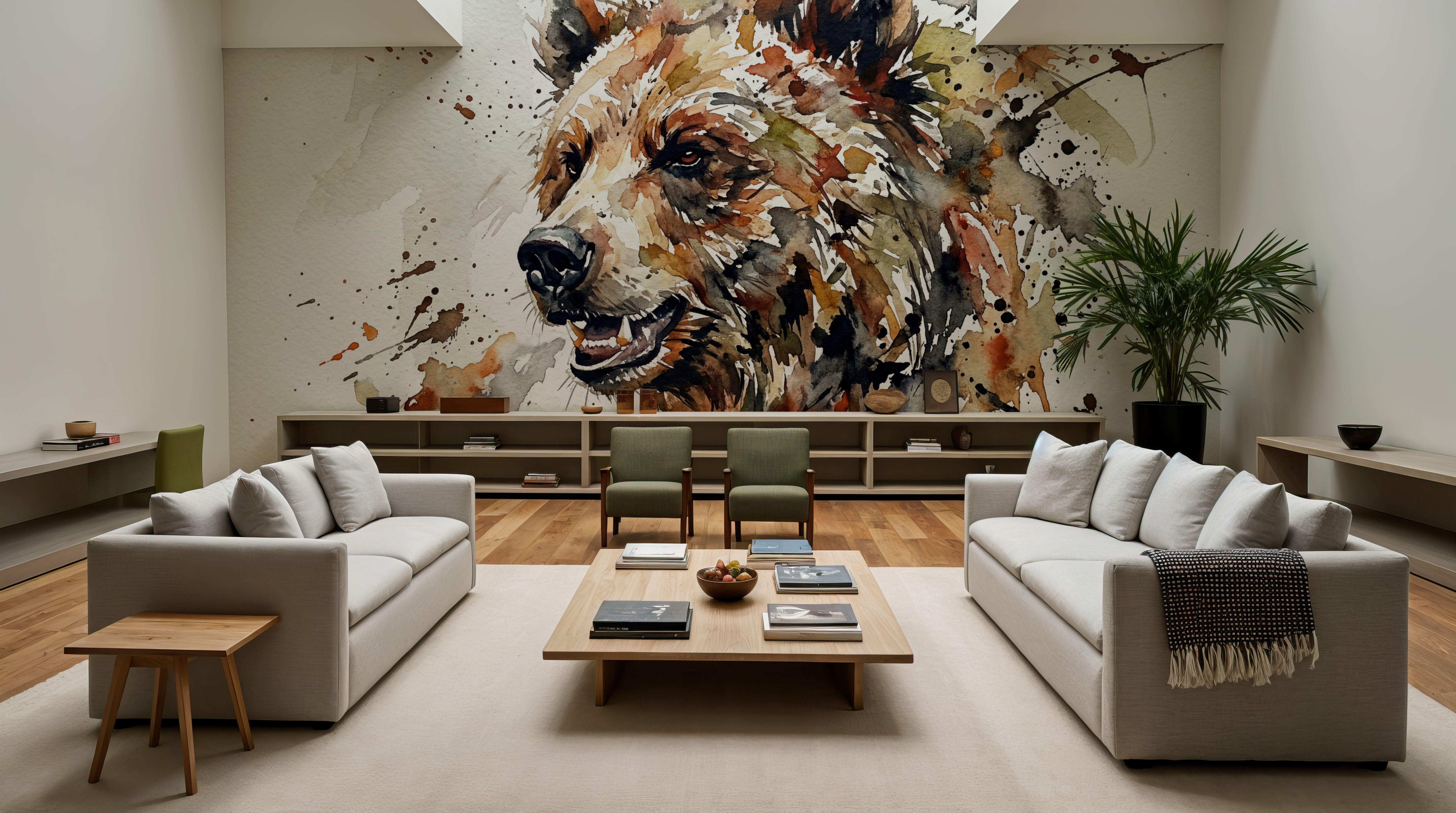 Grizzly Bear - Watercolor Predators Series