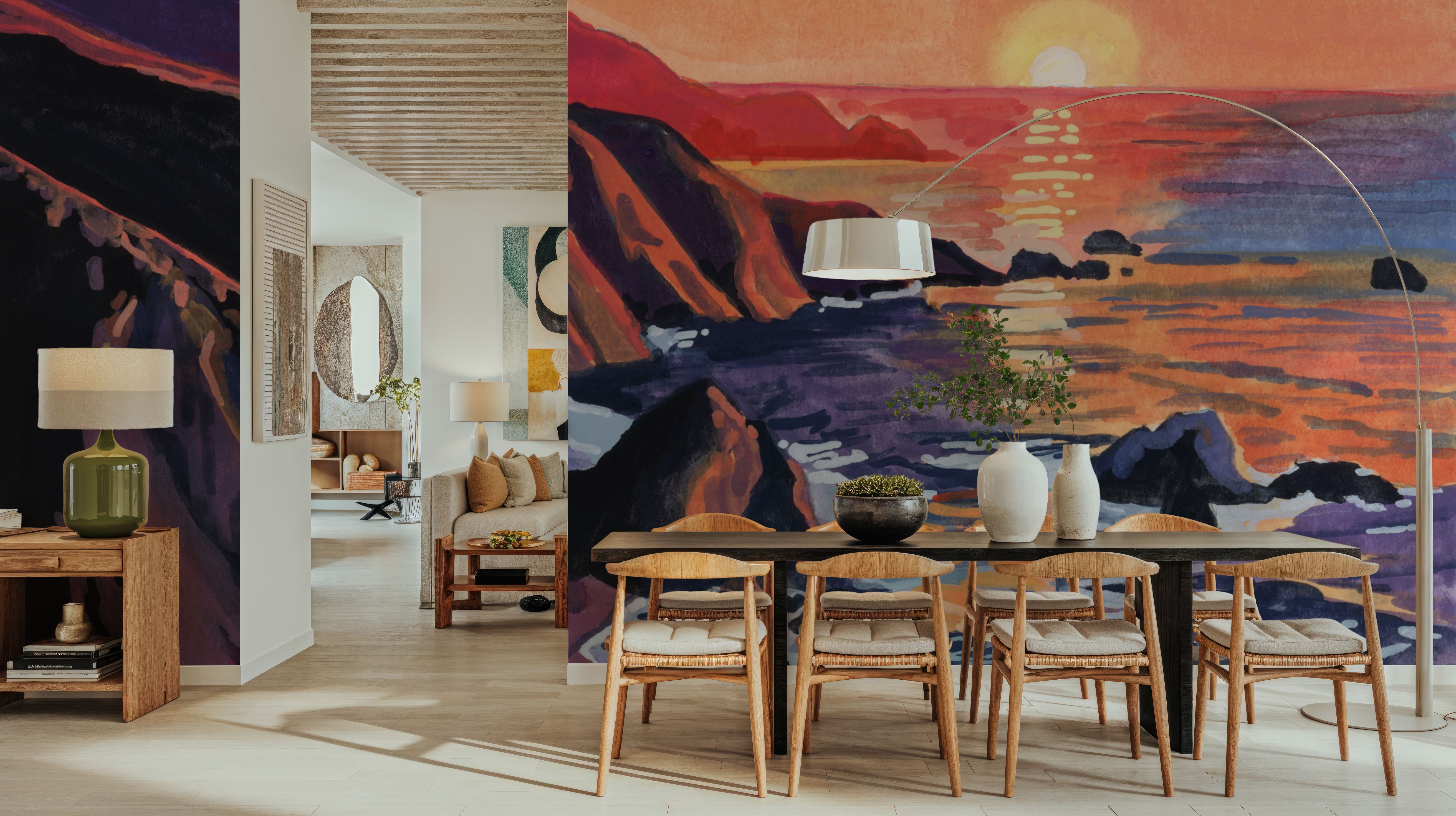 Sunset on The Sandy Dune