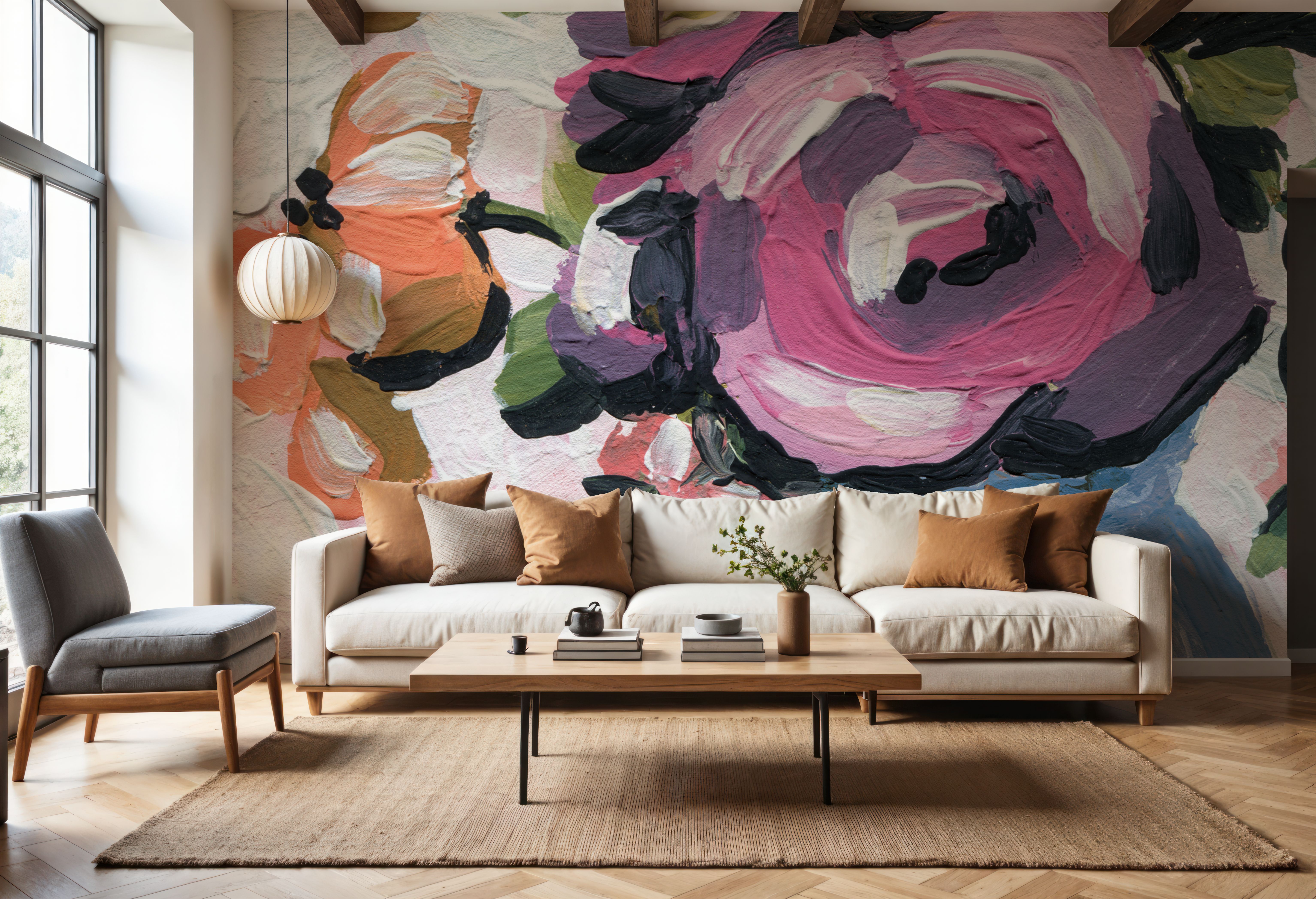 Painterly Florals in Vase II