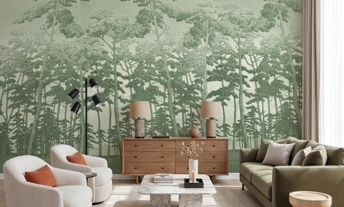 Tranquil Pinescape, Linden Green
