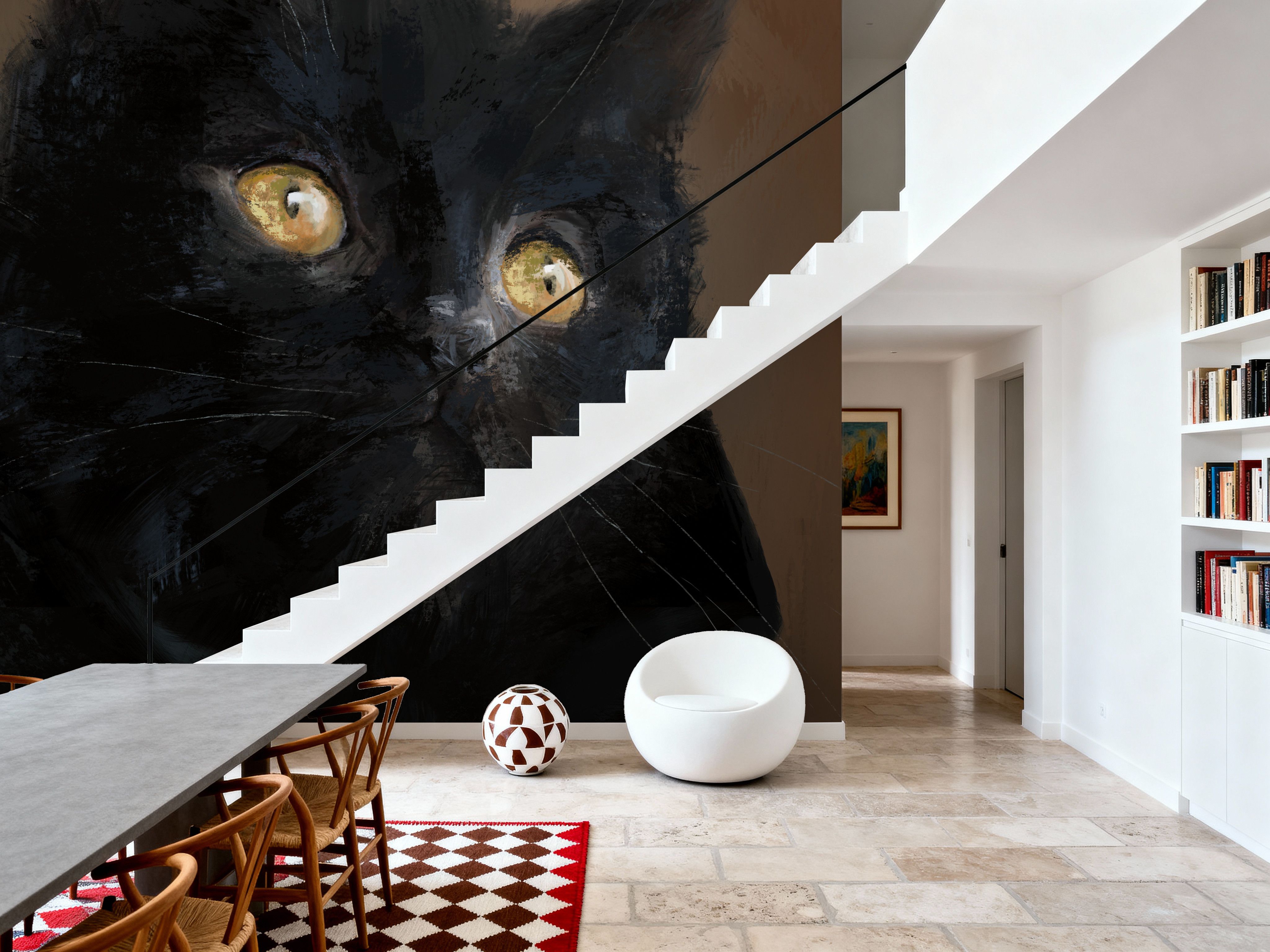Black Cat Portrait