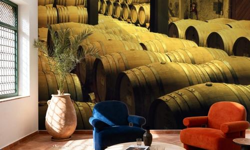 Barrels in a Cellar