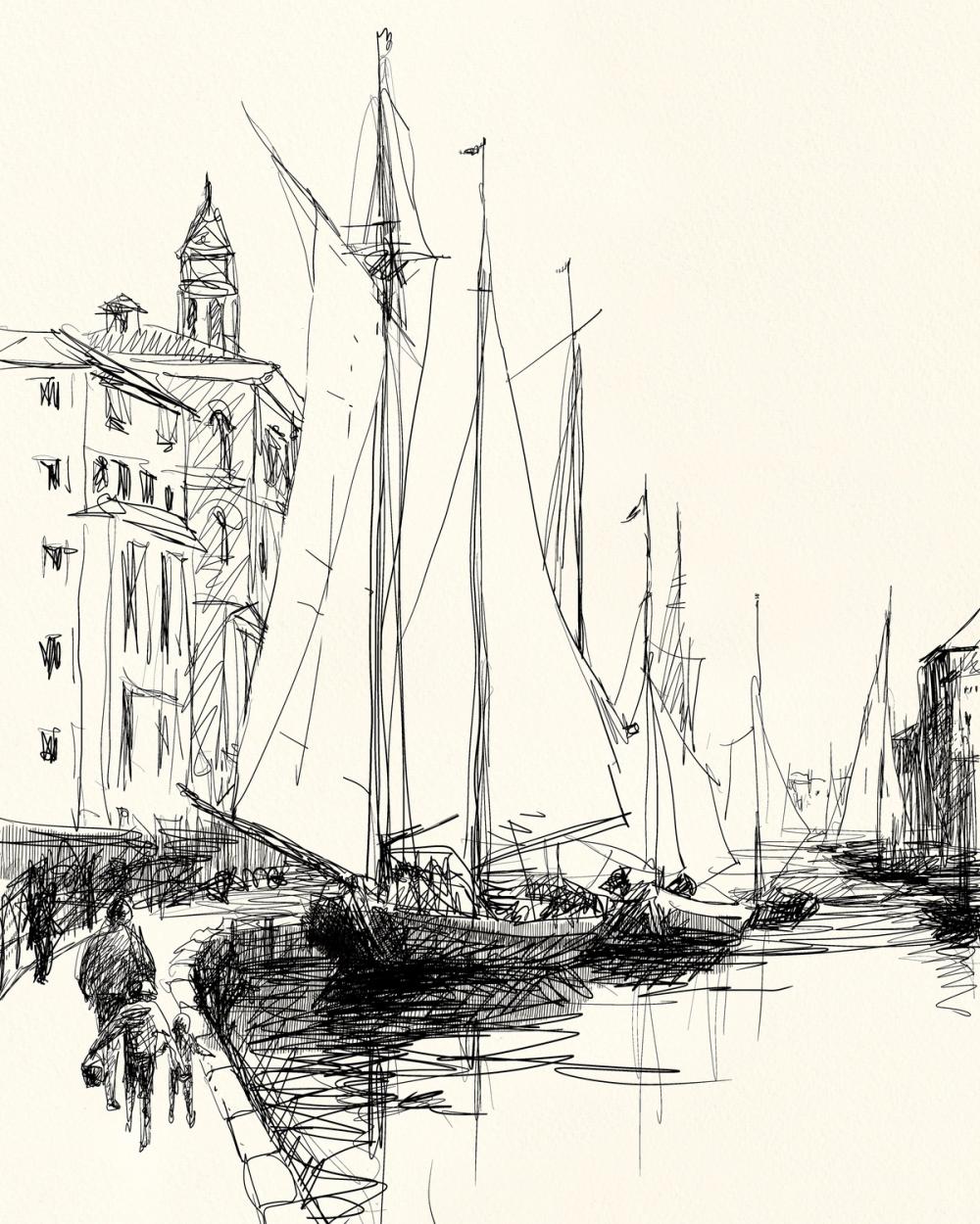 Coastal Sketch III