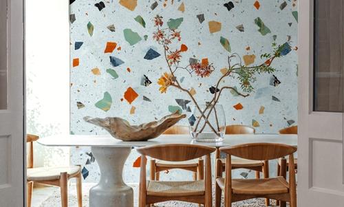 Terrazzo Multi, Ice Blue