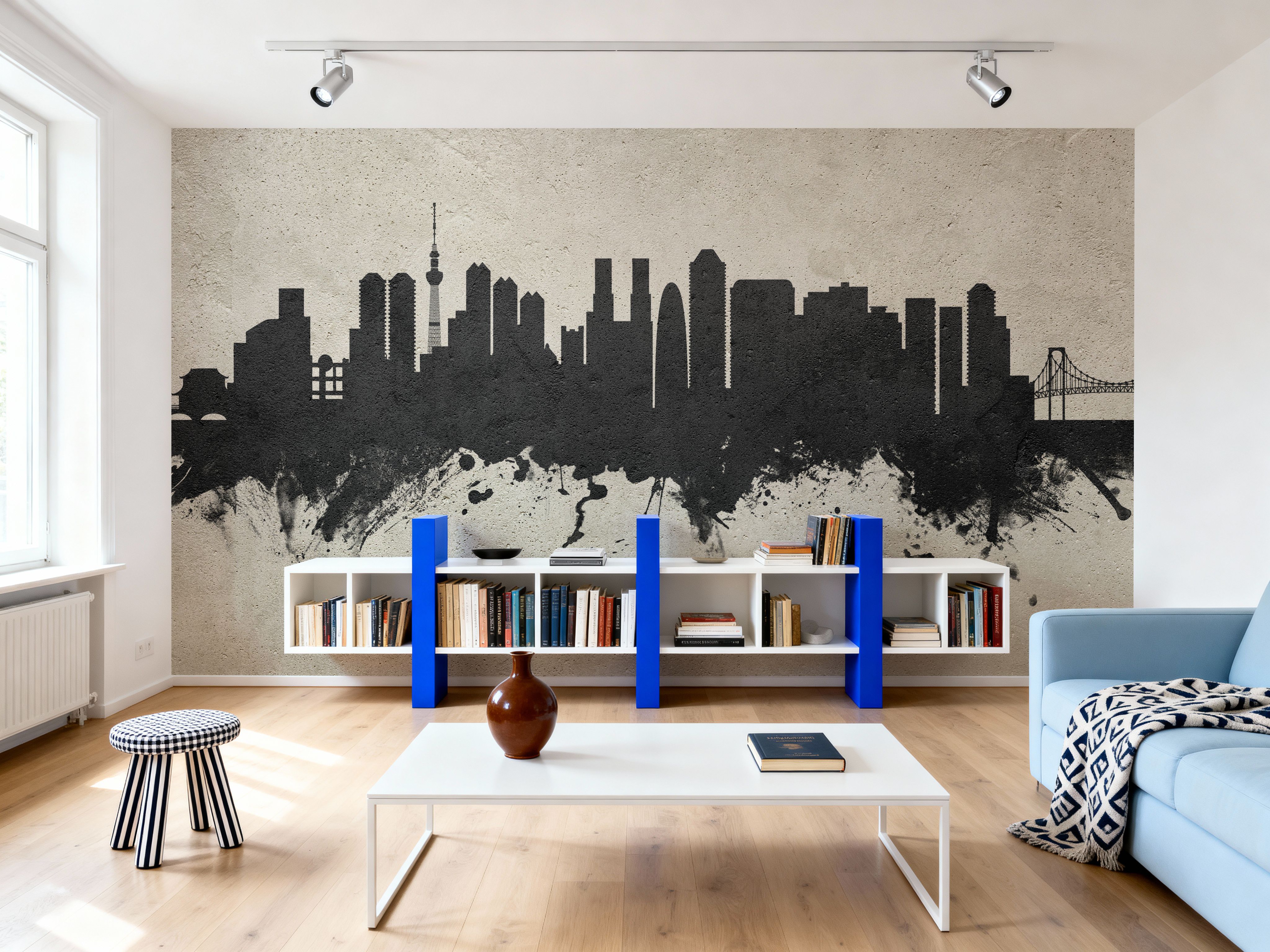 Tokyo Japan Skyline Concrete