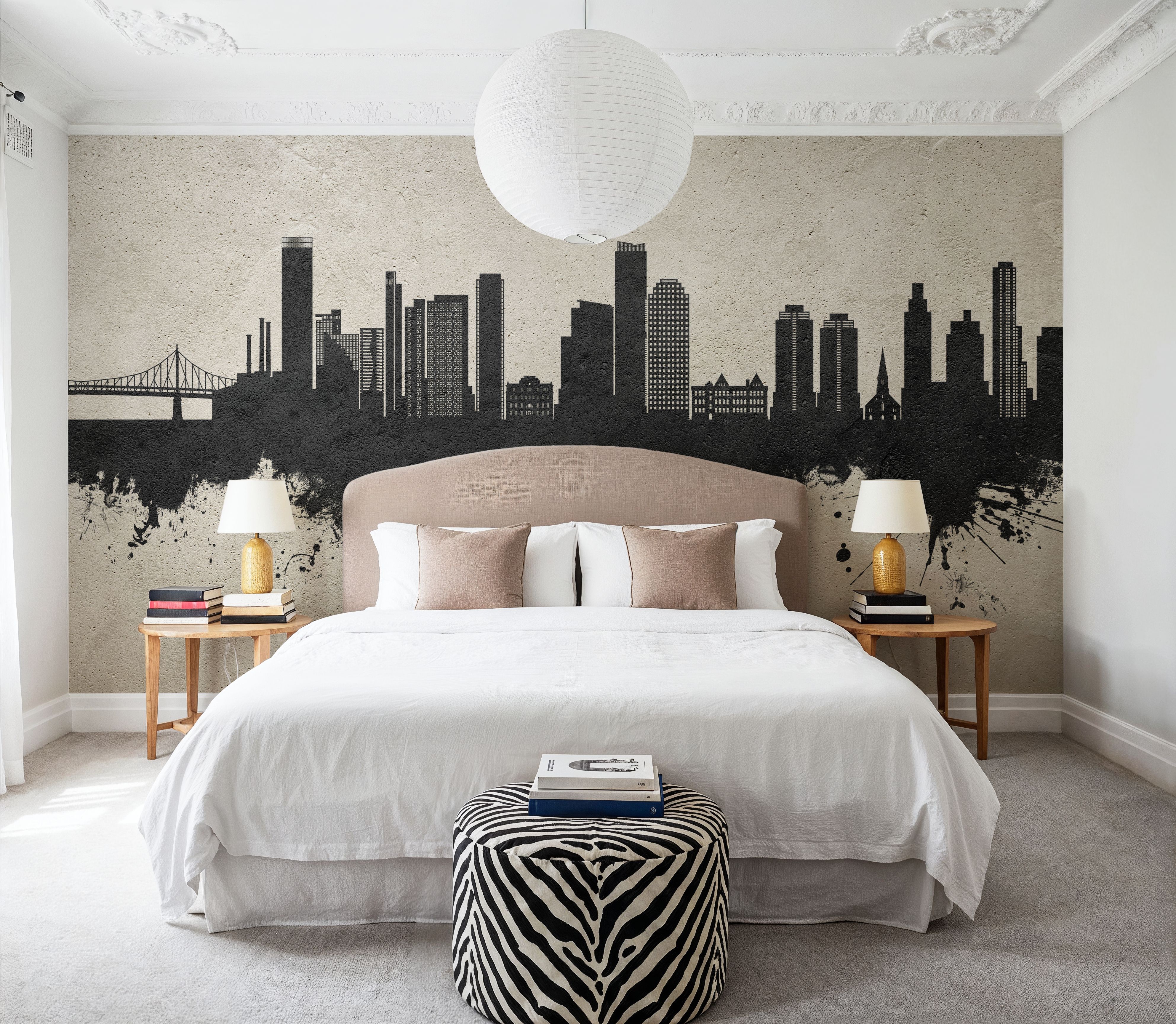 Queens New York Skyline Concrete