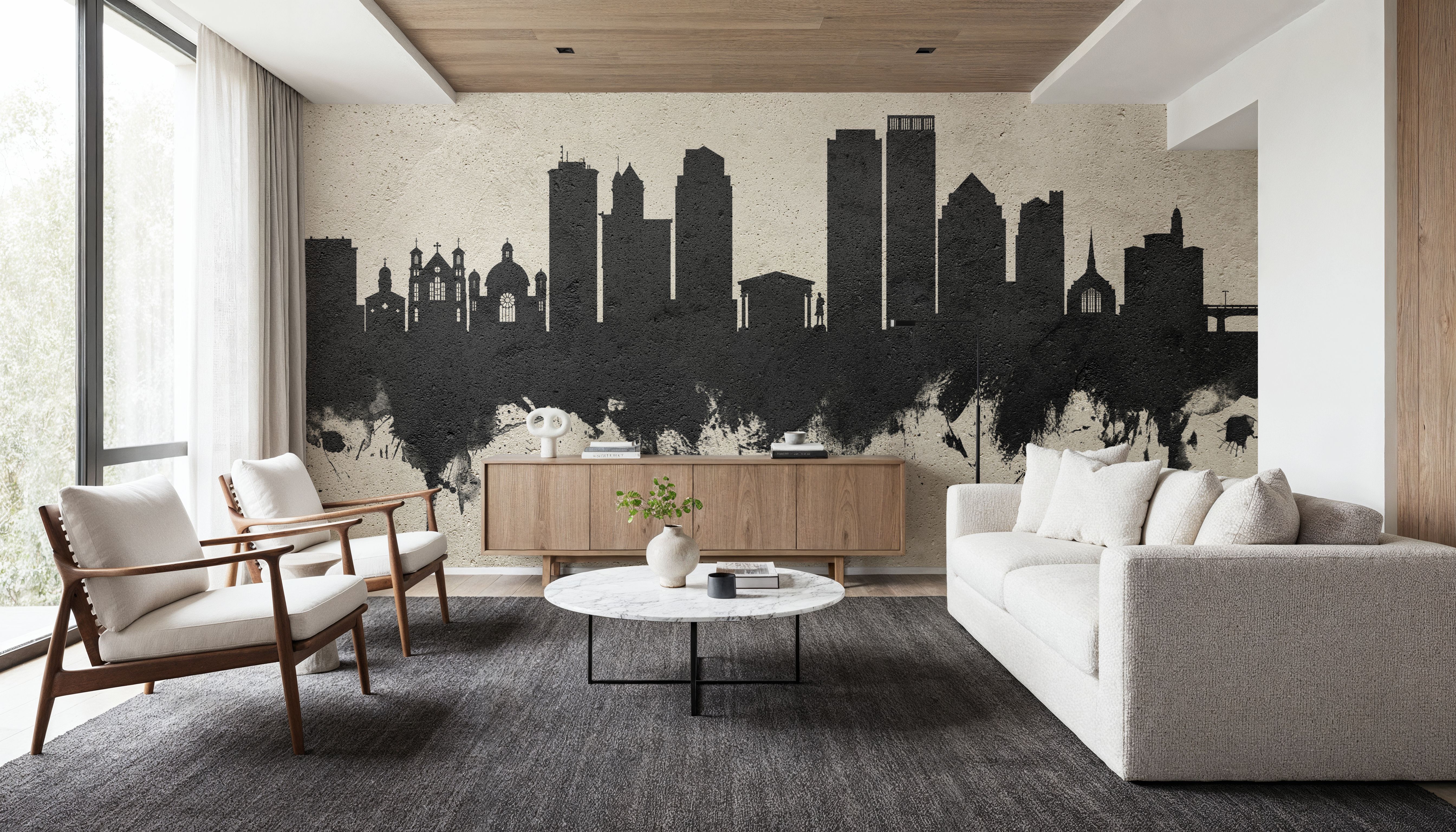 Dayton Ohio Skyline Concrete