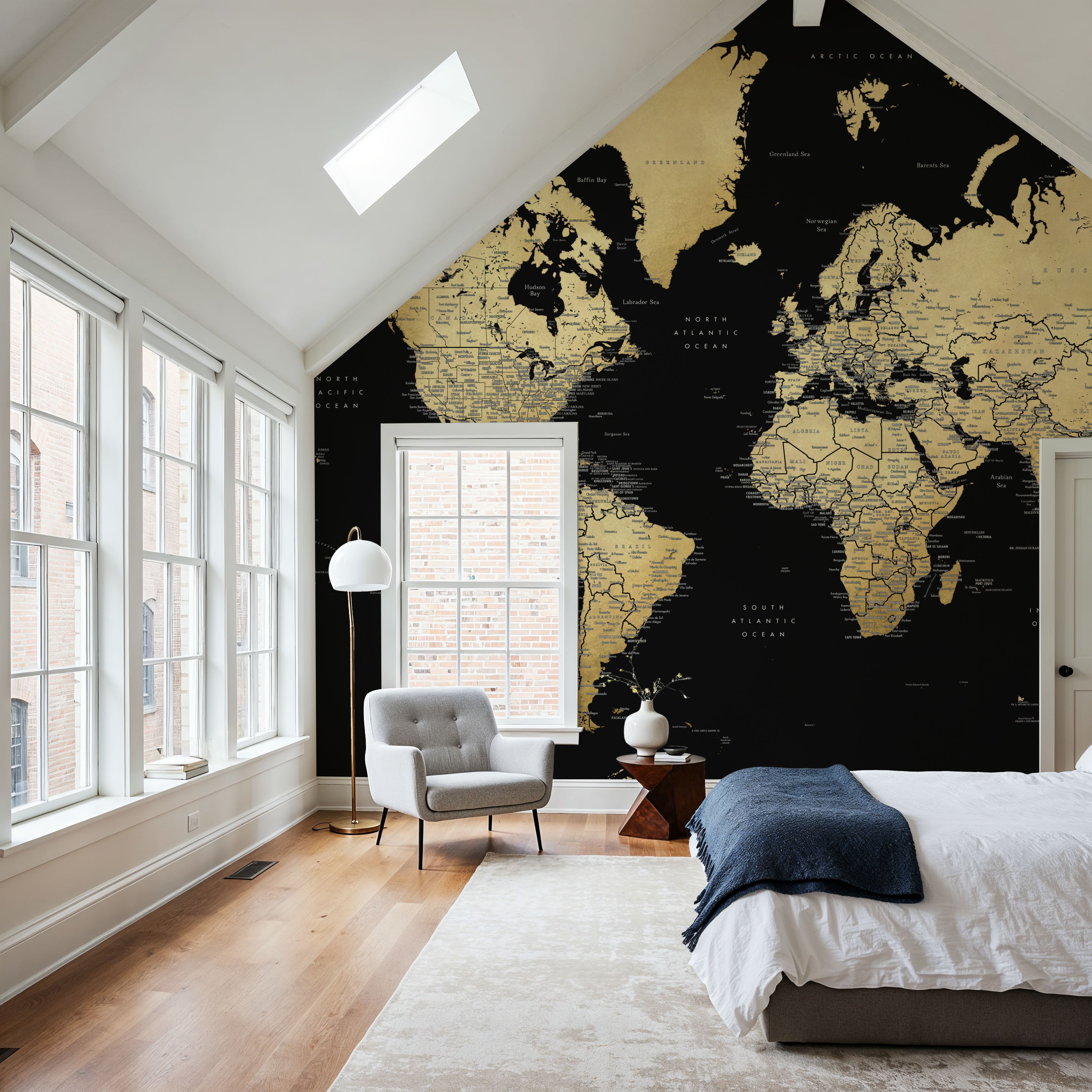 World Map Cities - Eleni