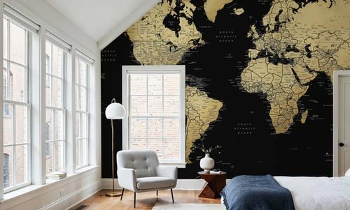 World Map Cities - Eleni