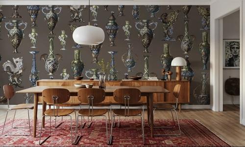 Art Deco Wall Brown