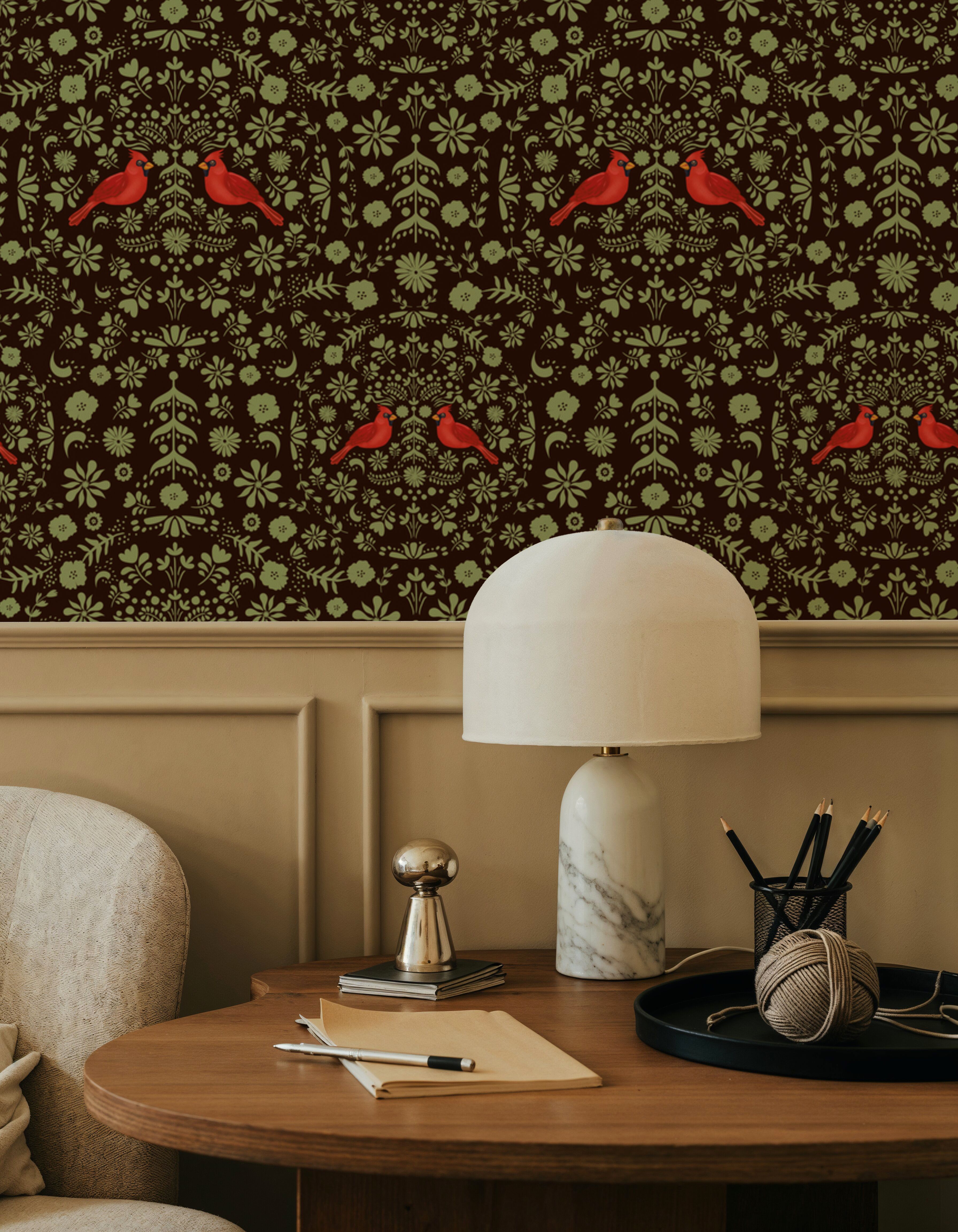 Cardinal Christmas, Green