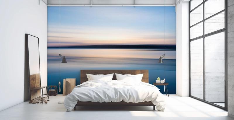 Reflection Of Morning Sky premium wallpaper mural | Wallism | A ...