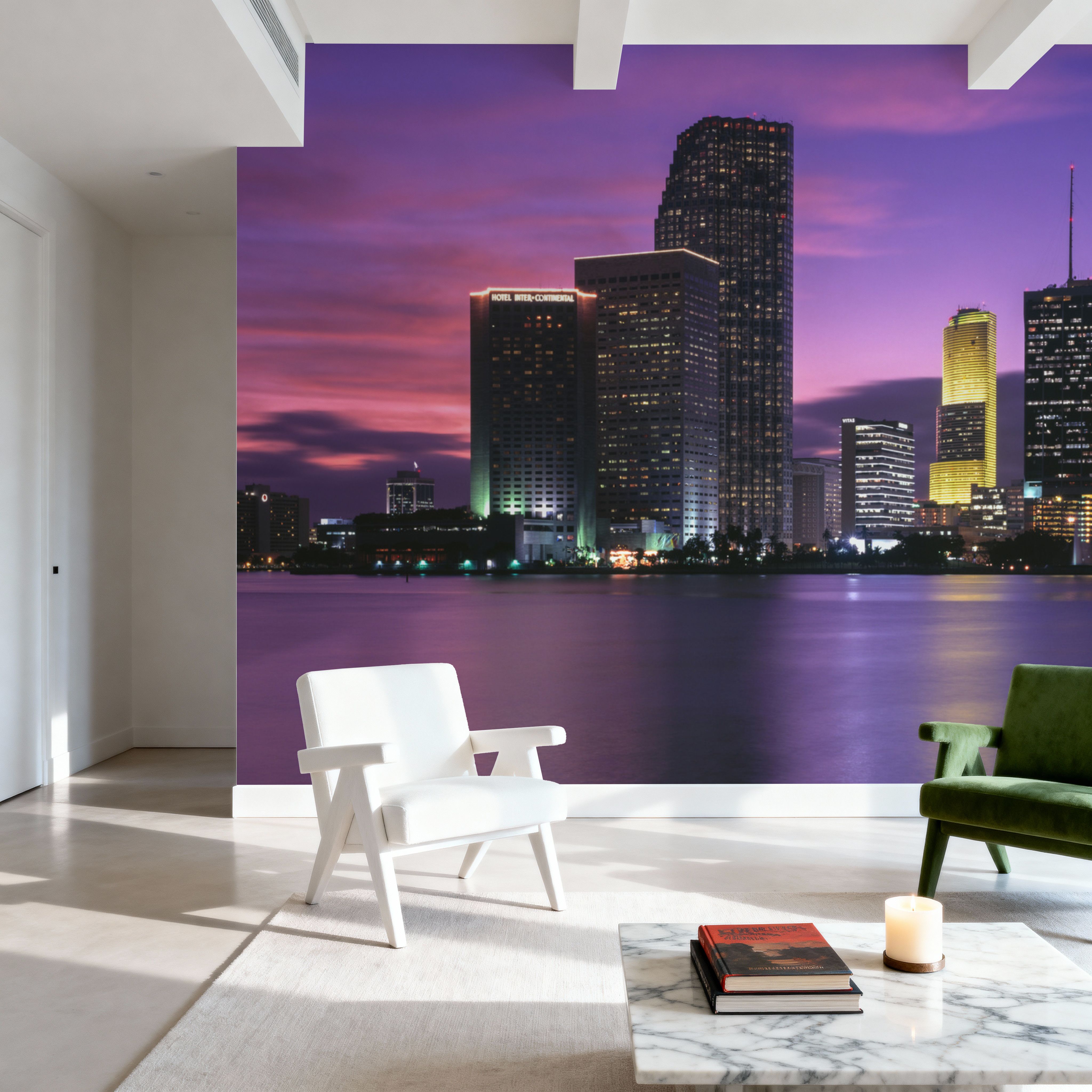 Sunset Pink Twilight Metropolis