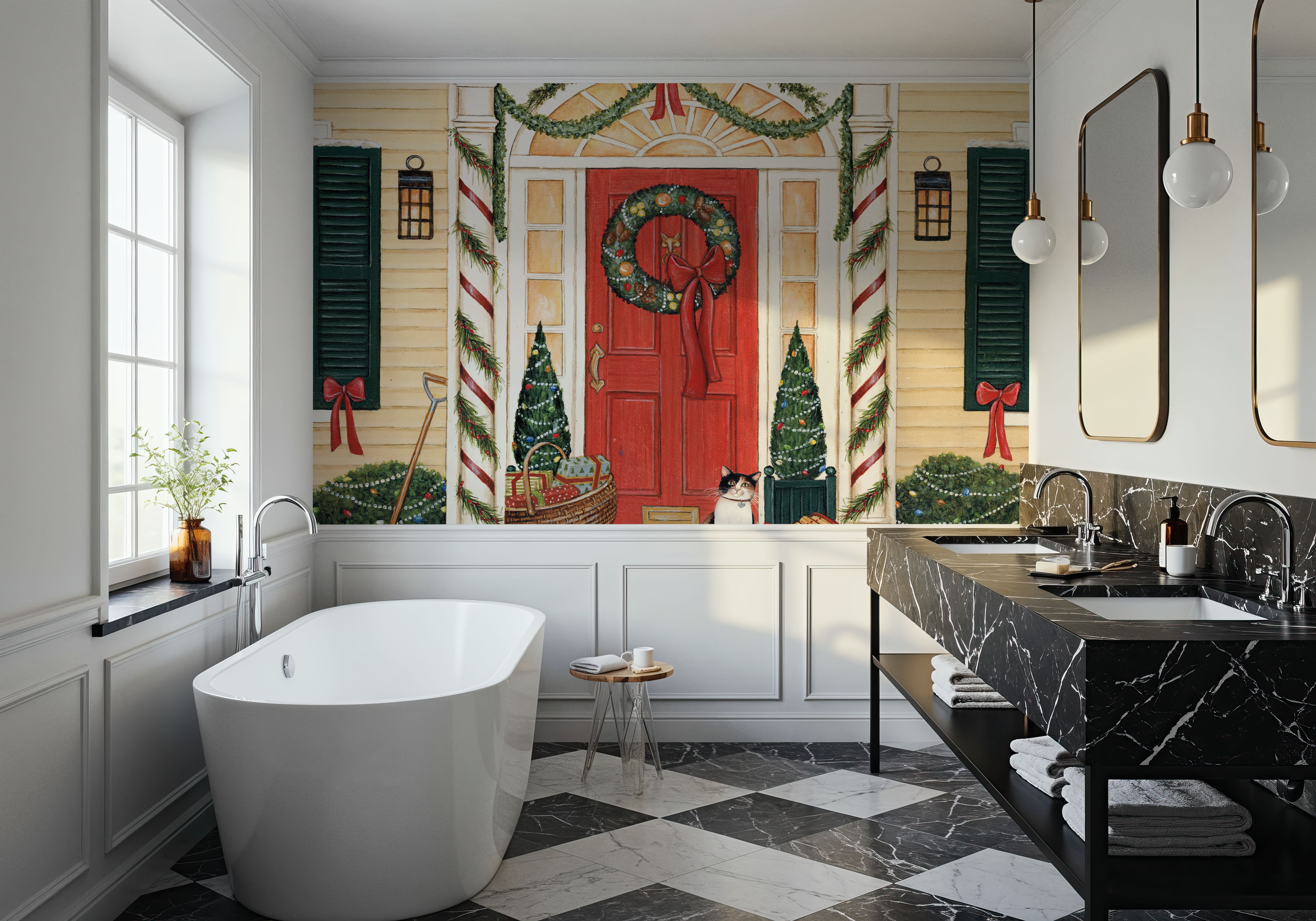 Home for the Holidays II, Papier peint