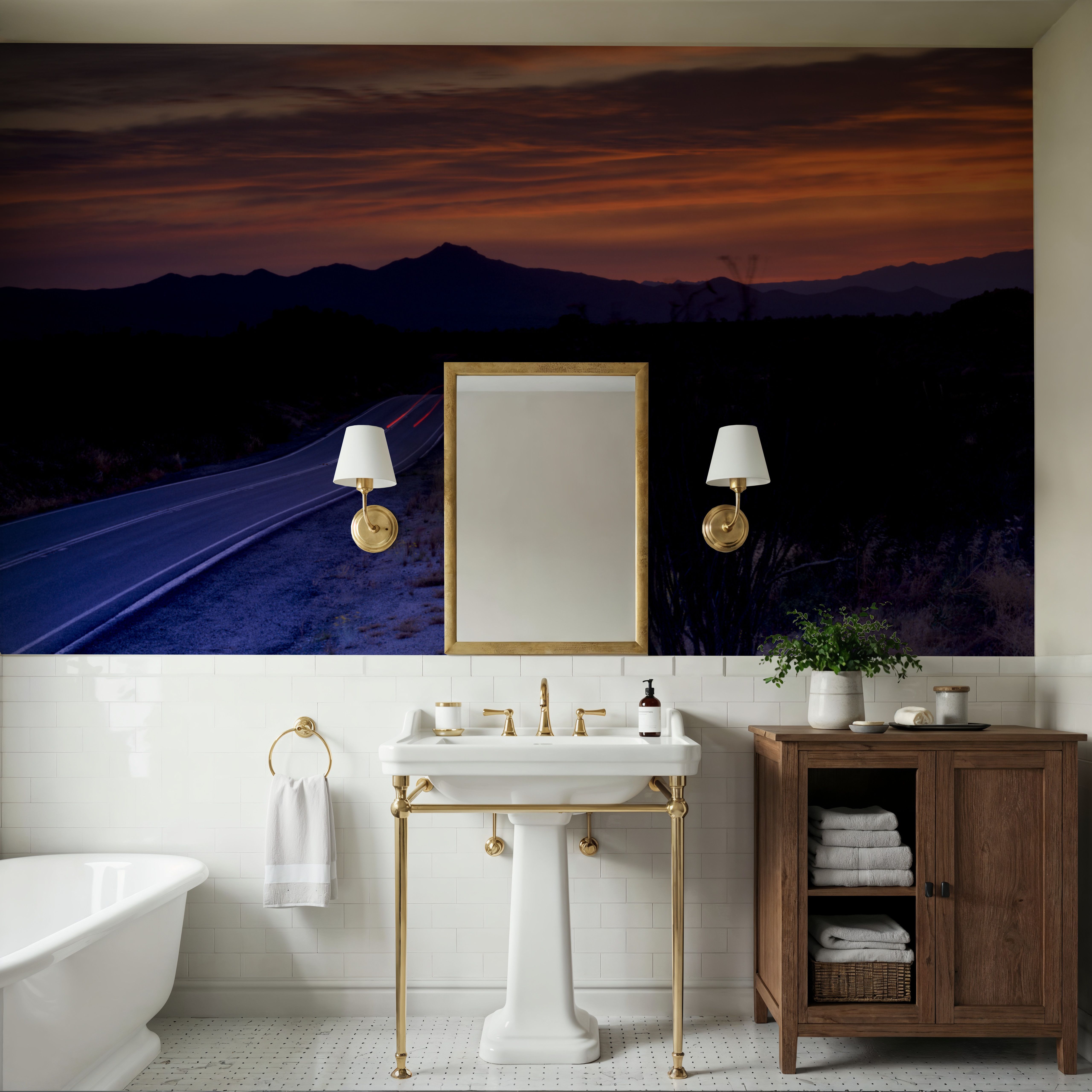 Desert Twilight Highway