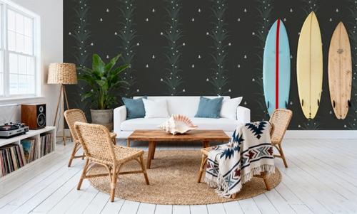 Foliage & Butterflies - Slate