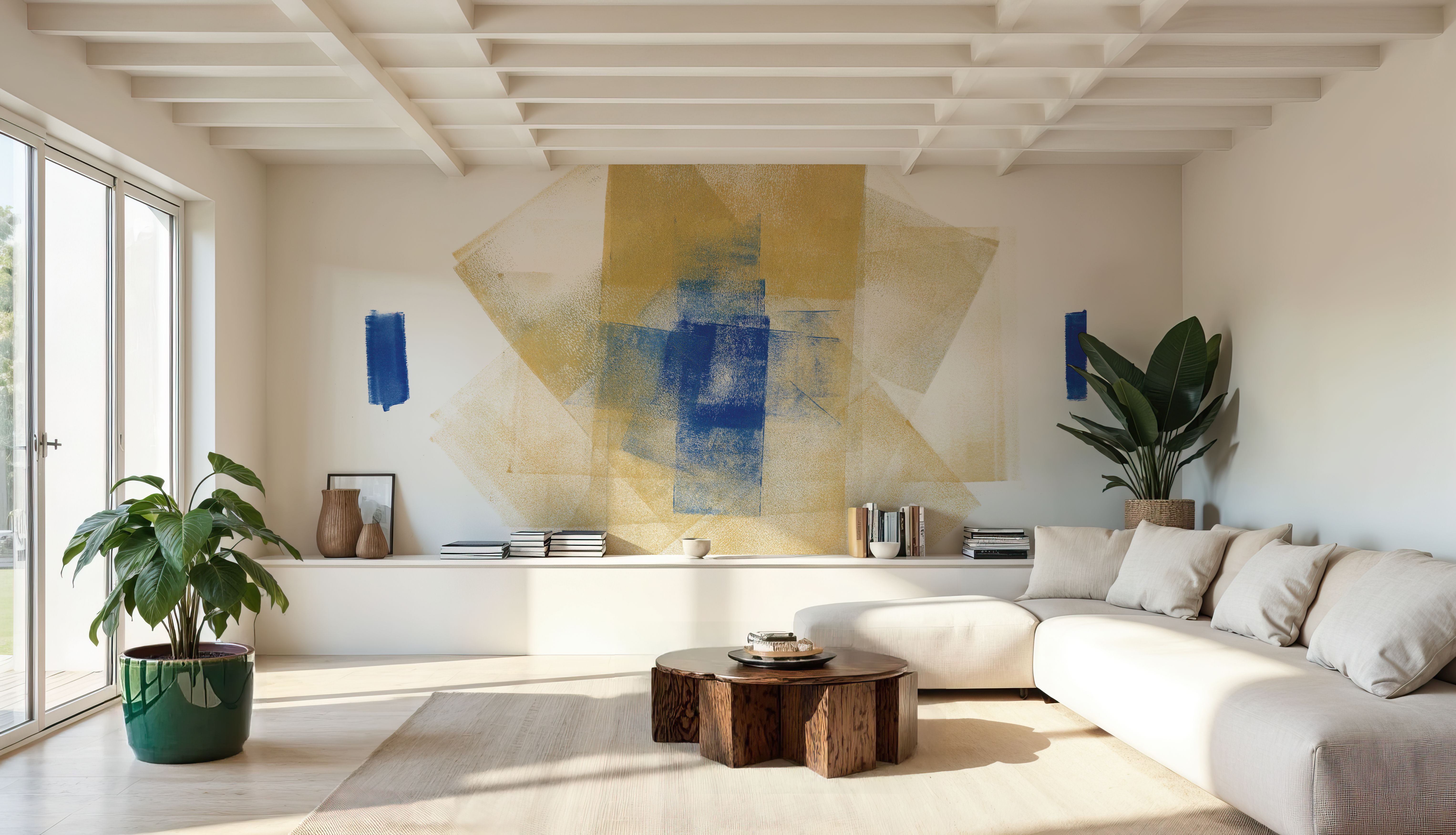 Blue and Bright Abstract
