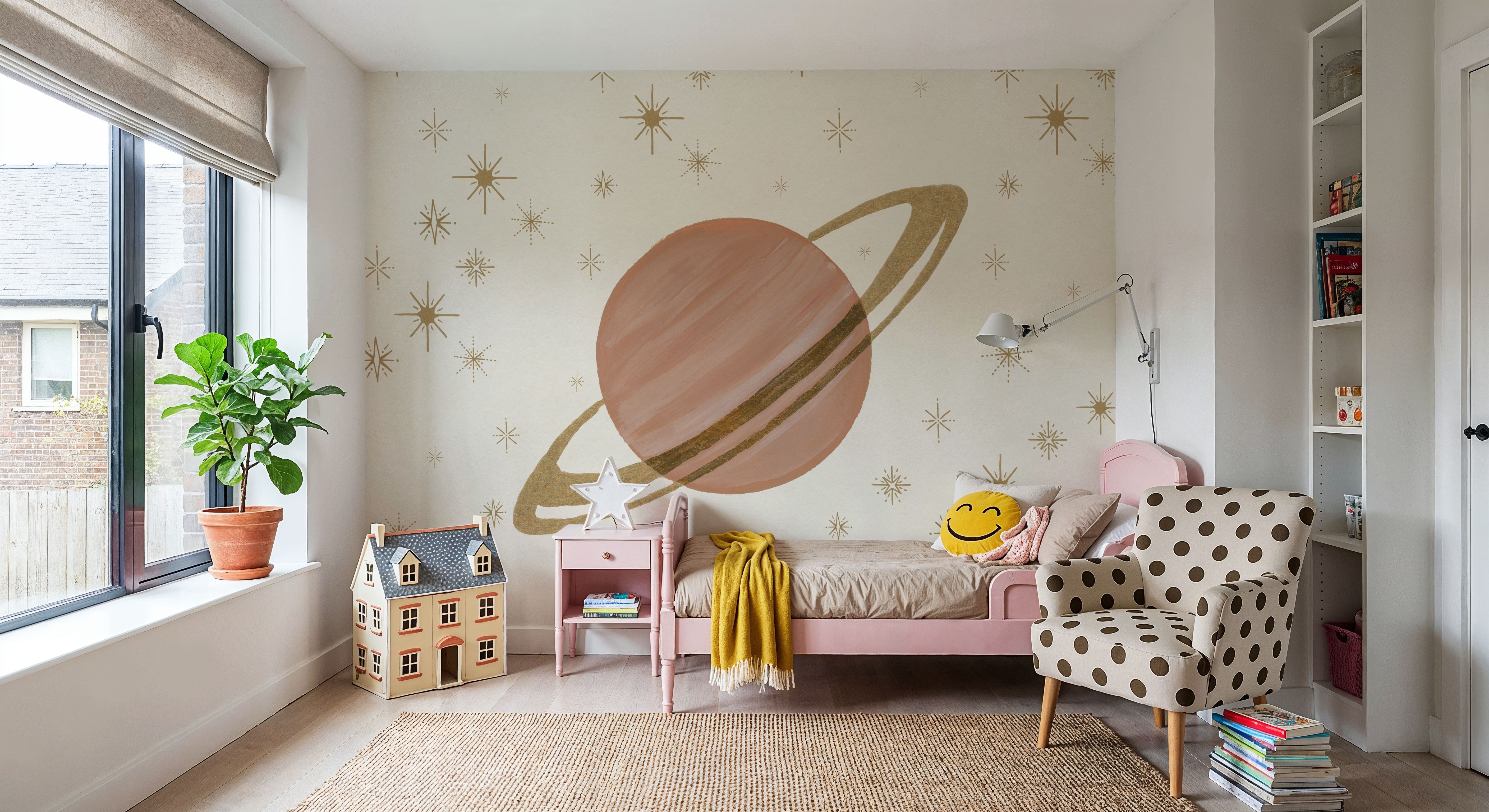 Serene Saturn and Stars