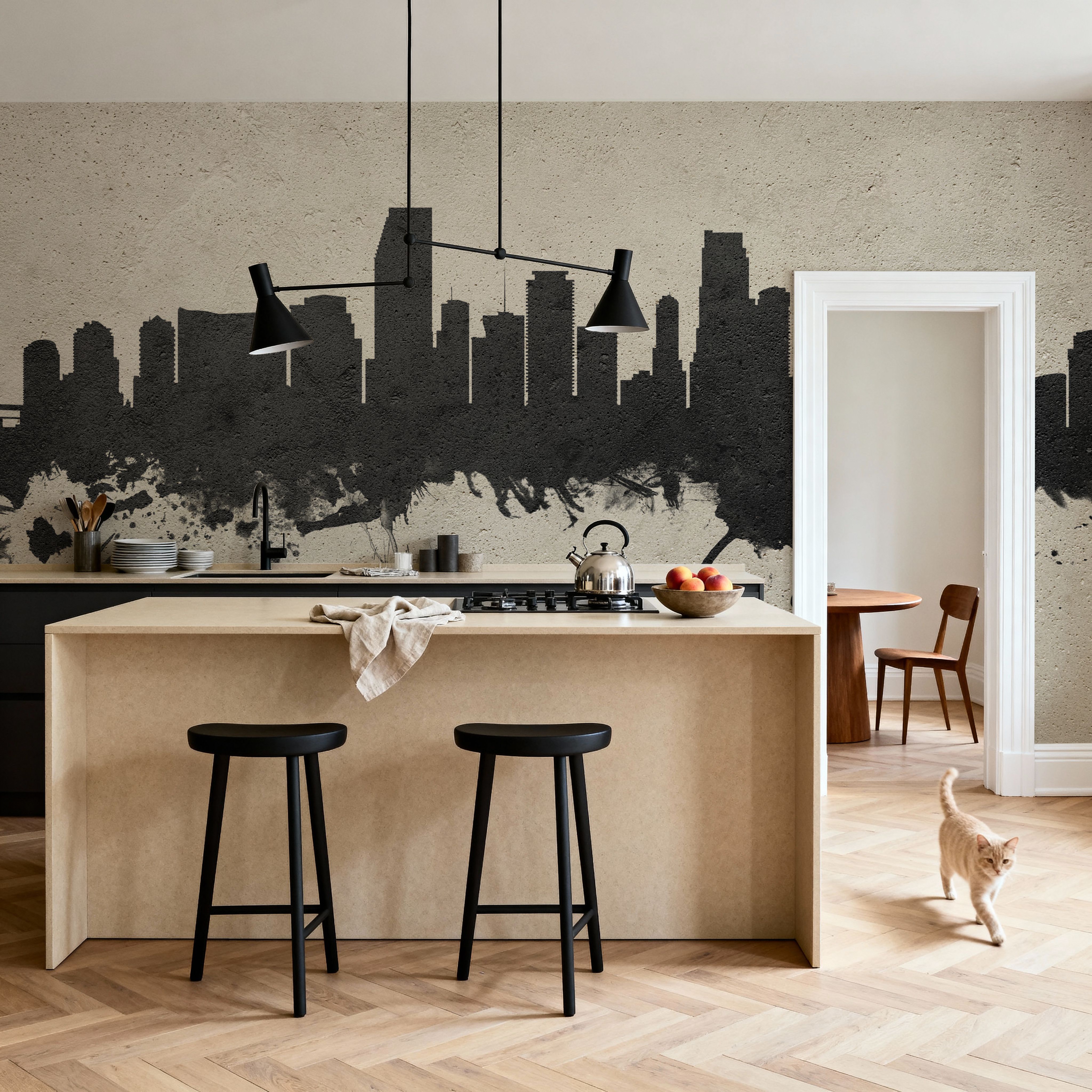 Miami Florida Skyline Concrete