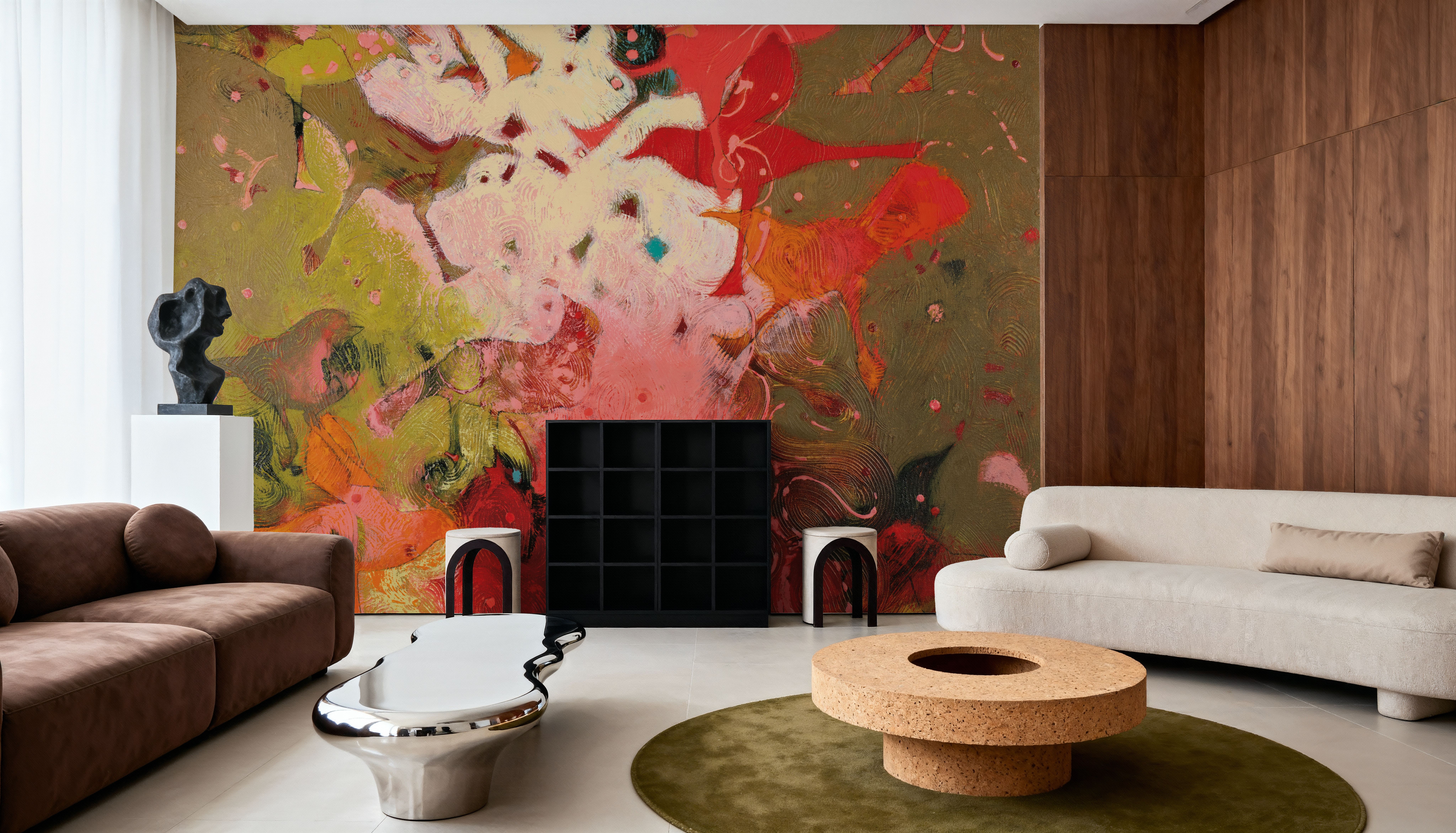 Birdy Boots, Papier peint