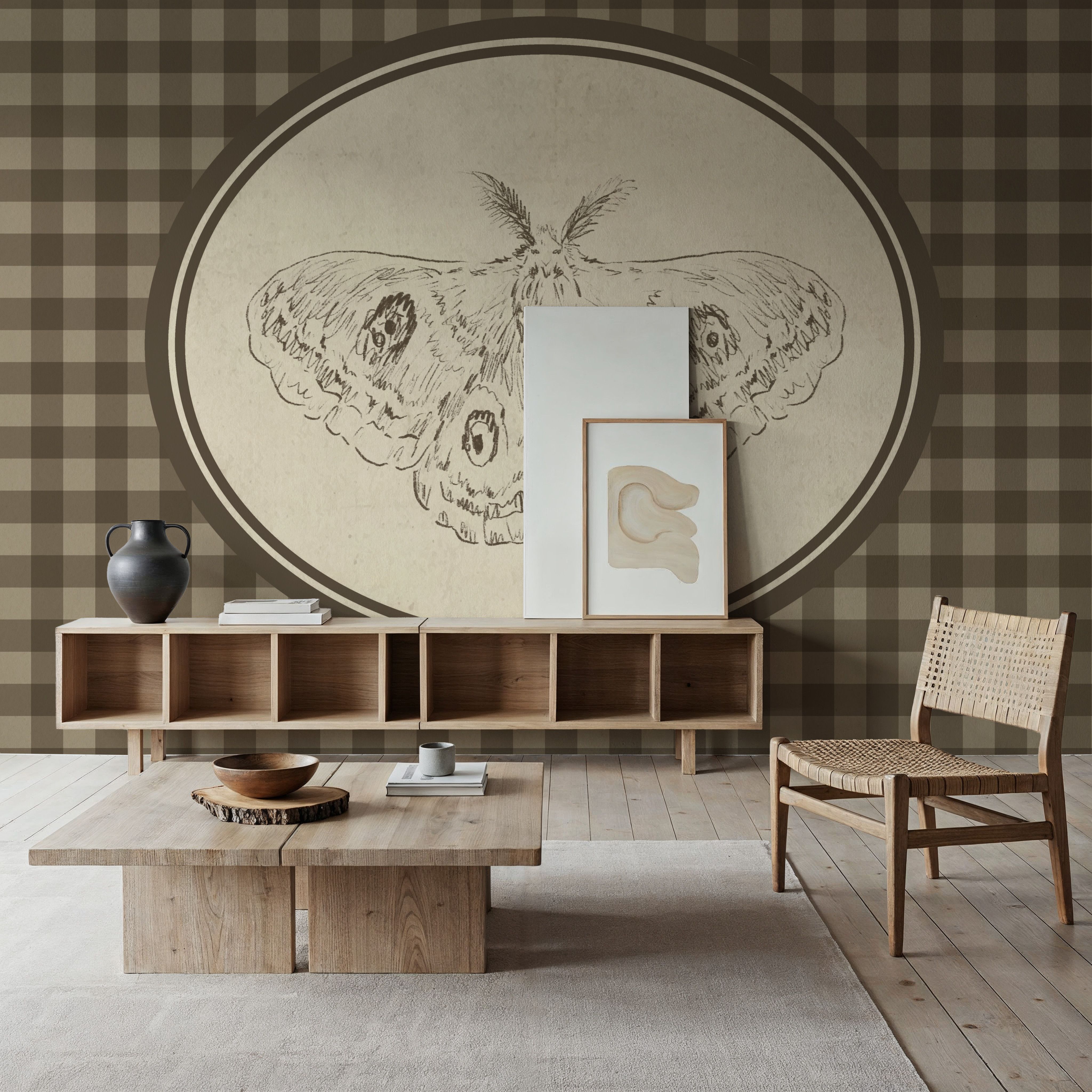 Woodland Moth Gingham