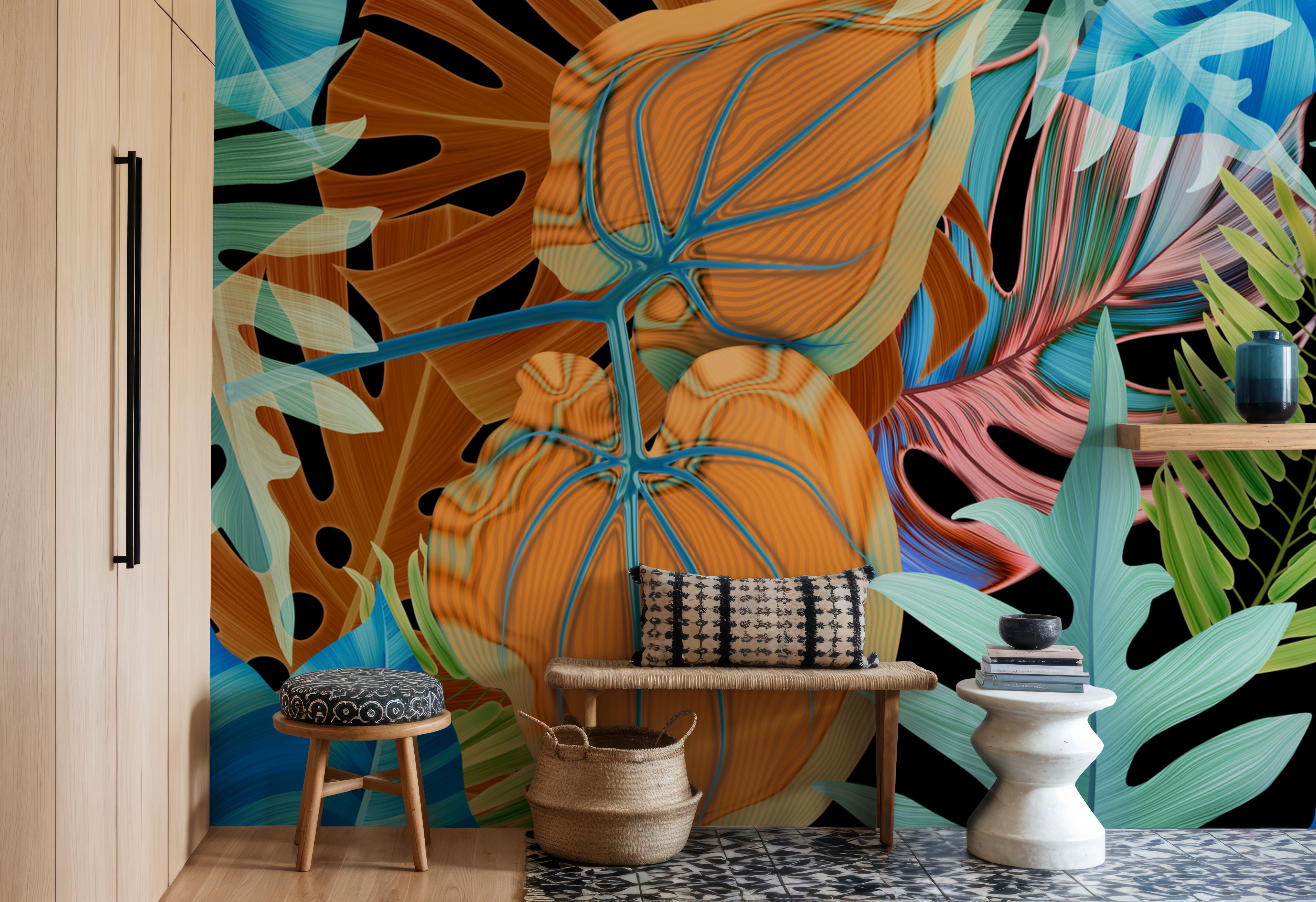 Stylish Tropic Mural