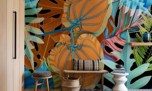 Stylish Tropic Mural