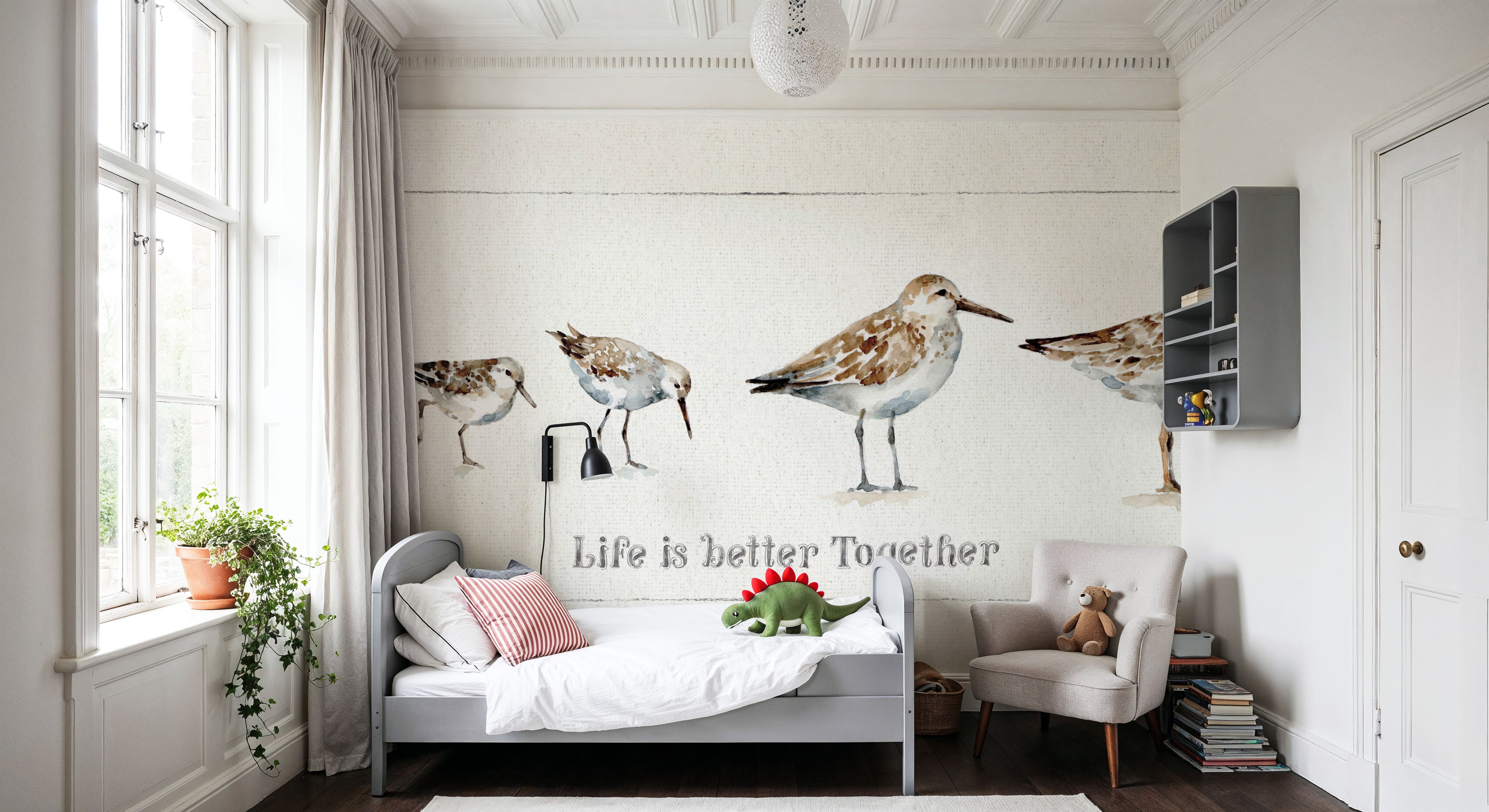 Pebbles and Sandpipers I