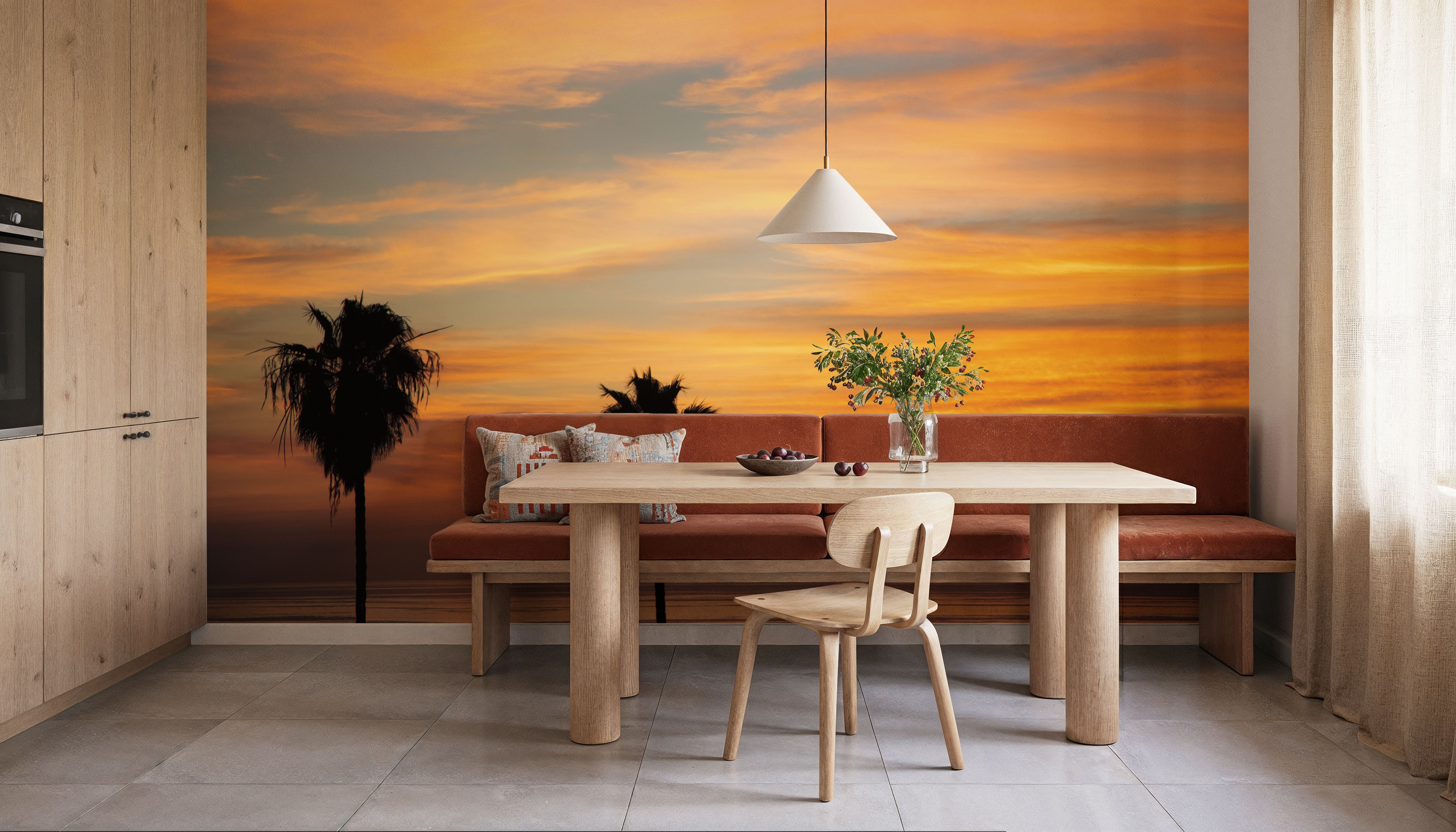 Sunset Palms III
