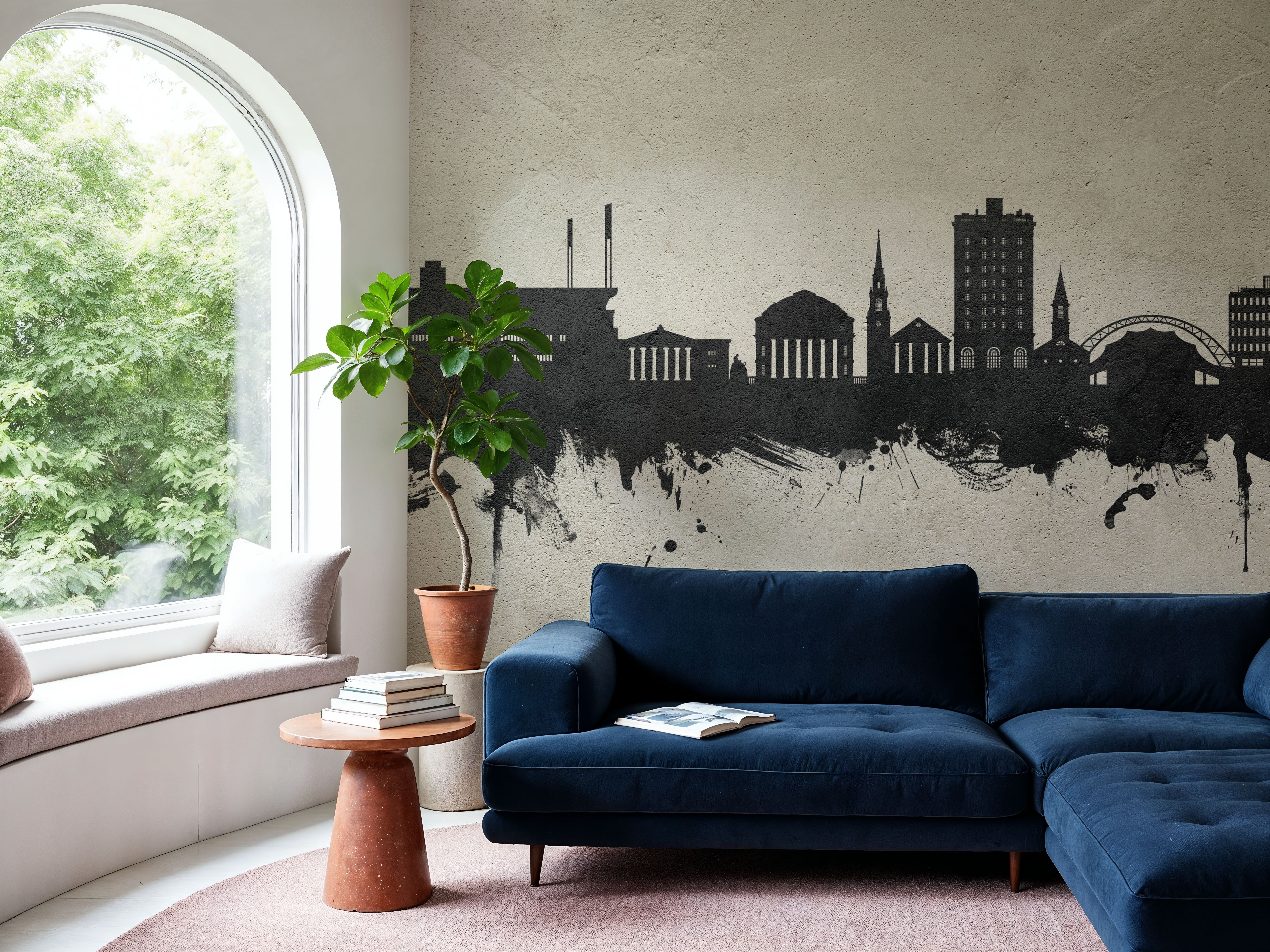 Charlottesville Virginia Skyline Concrete