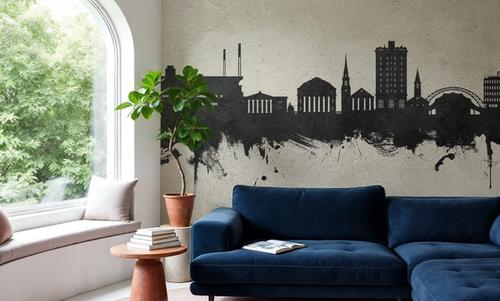 Charlottesville Virginia Skyline Concrete