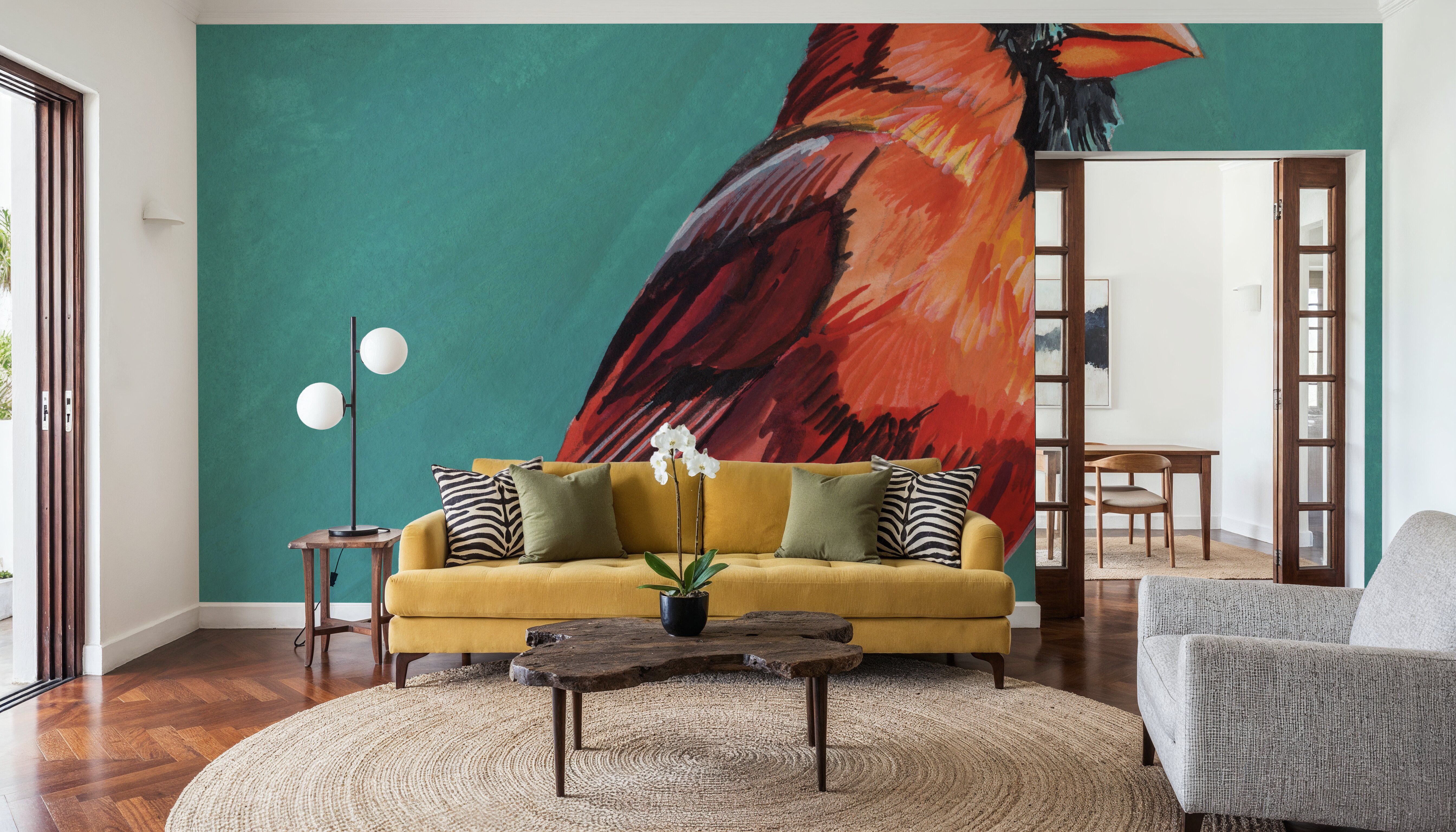 Crimson, Papel pintado