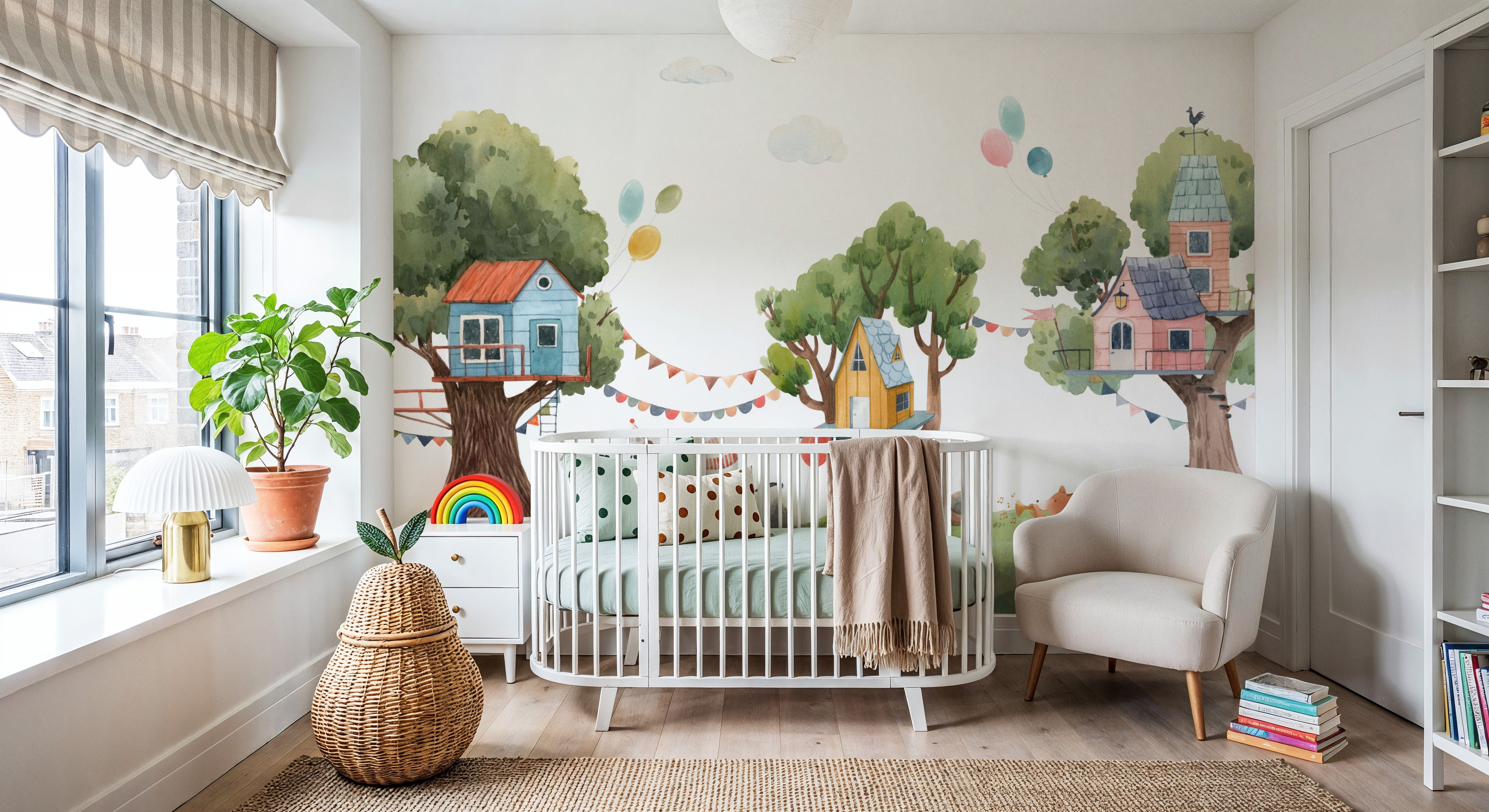 Treehouse Carnival, Wallpaper