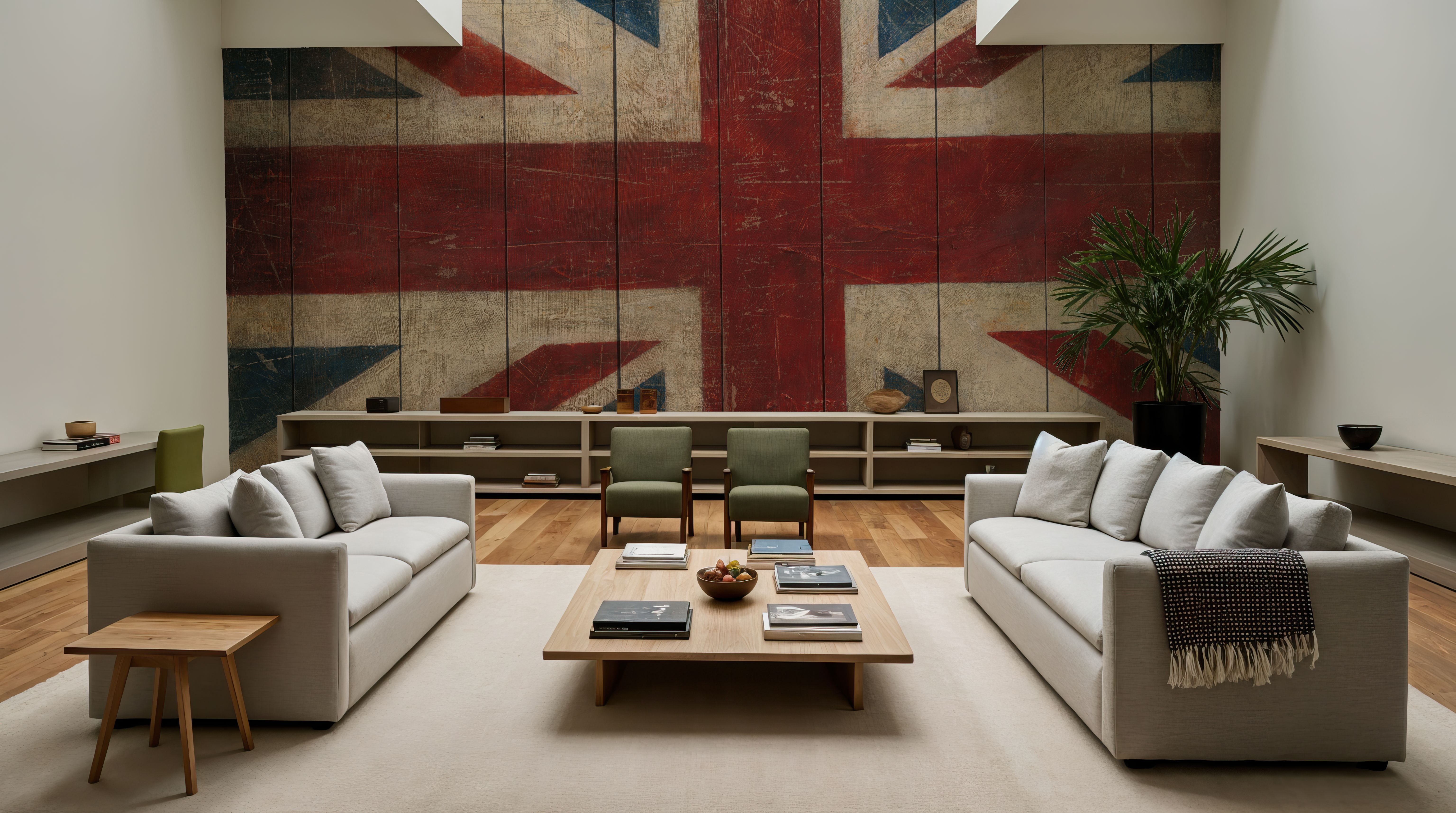Union Jack Panel, Wallpaper