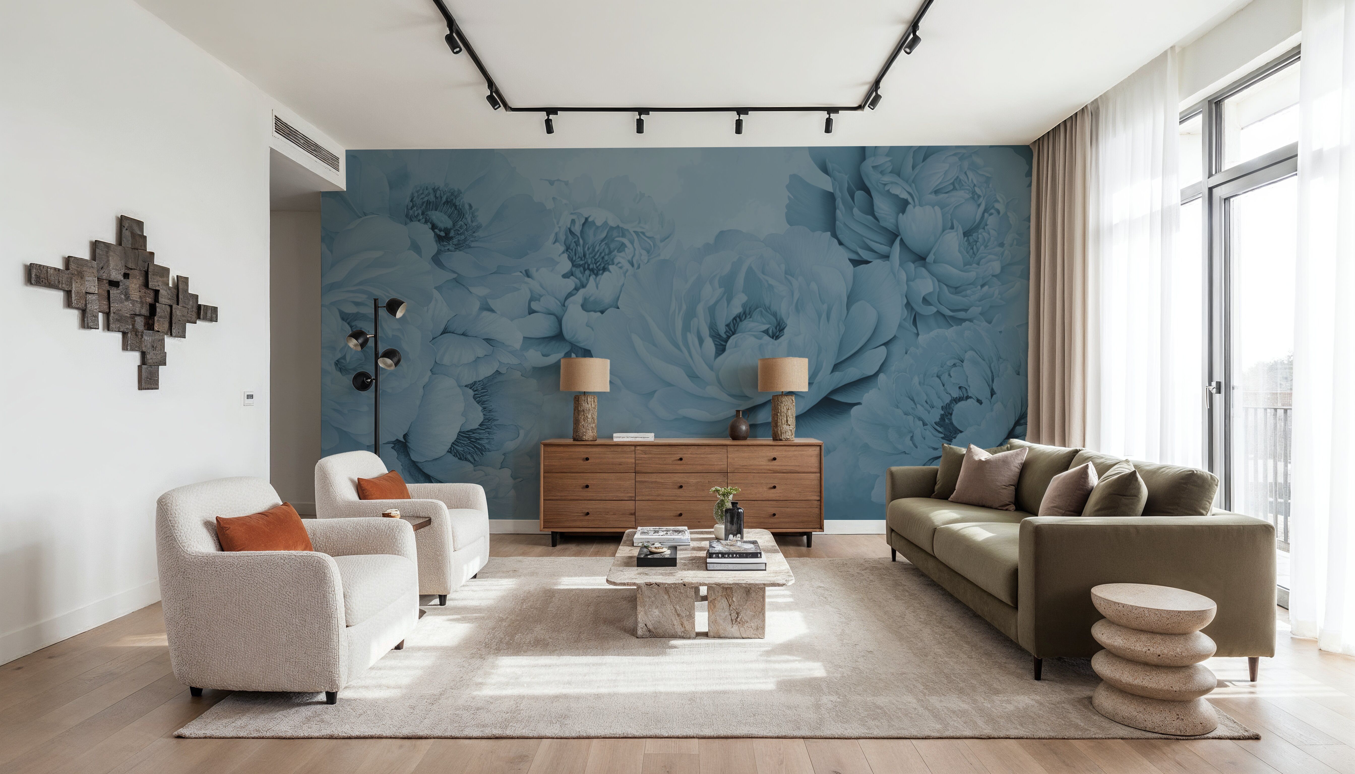 Transcendent Peony, French Blue