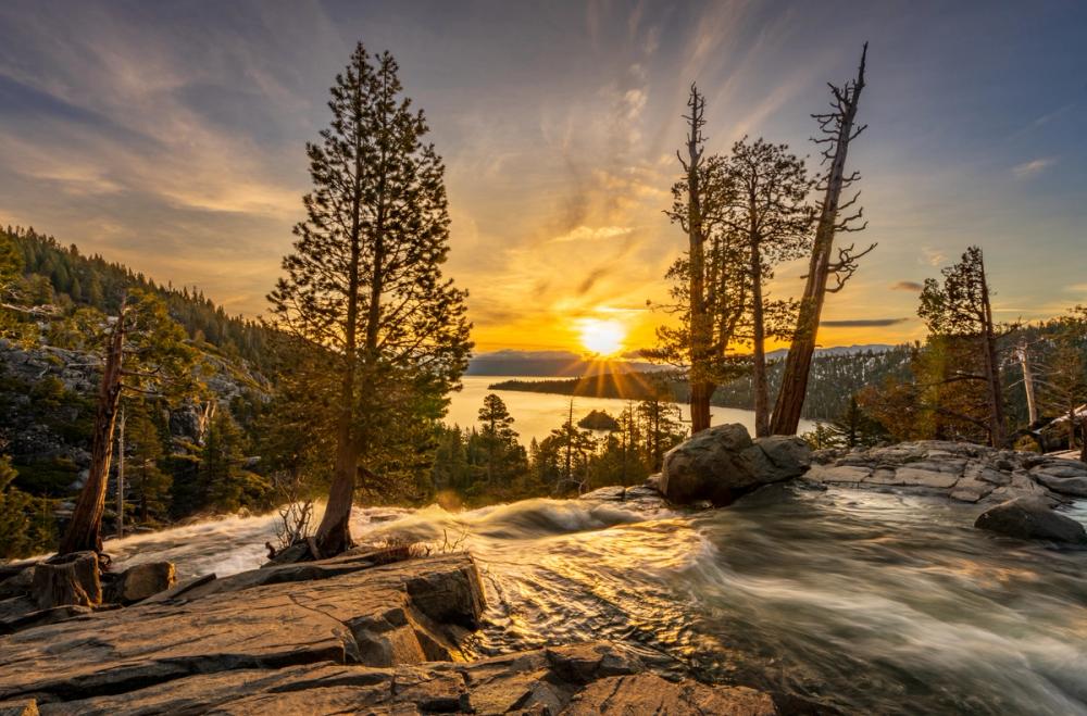 Snow Melting at Lake Tahoe