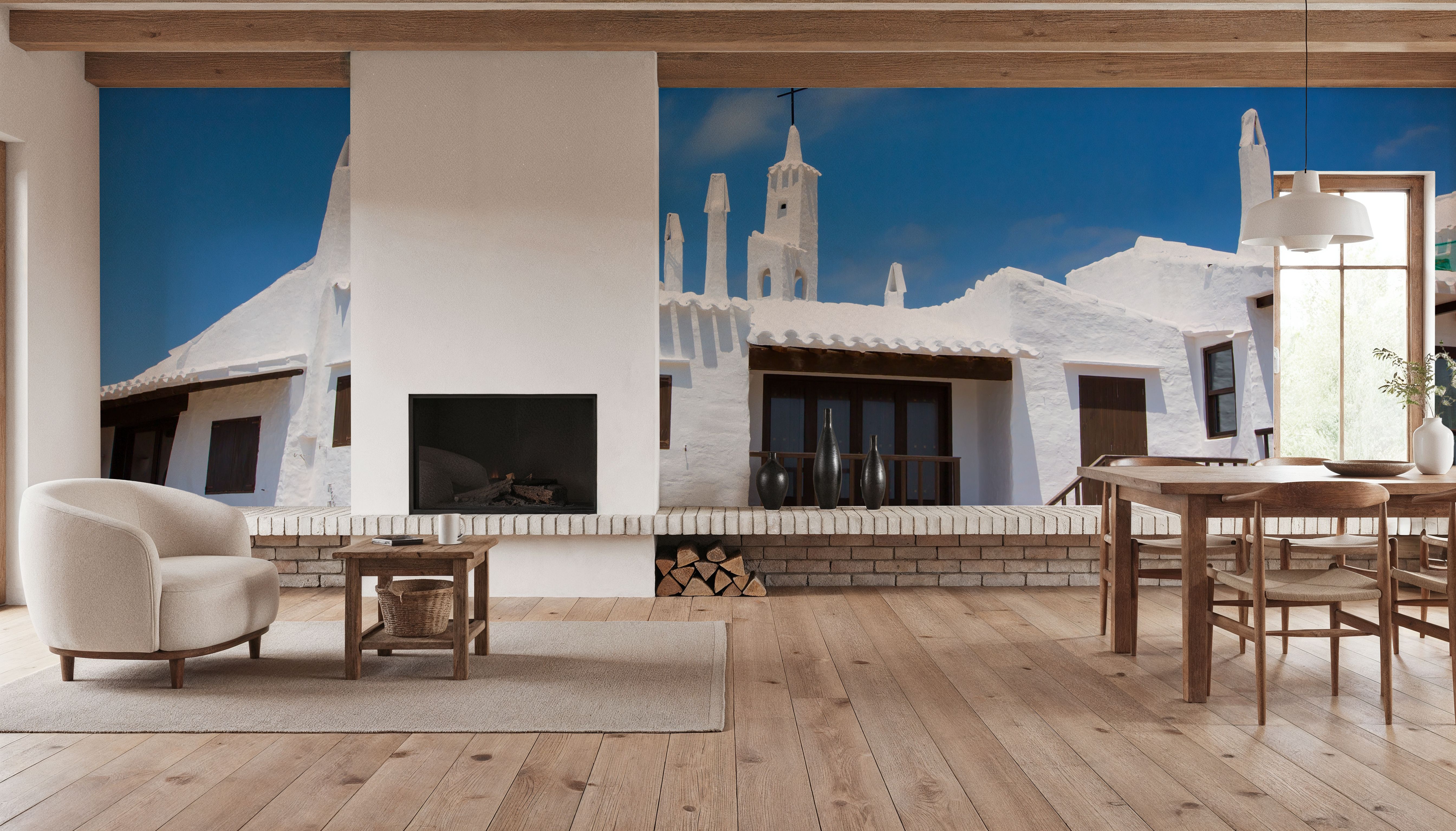 Menorca White, Wallpaper