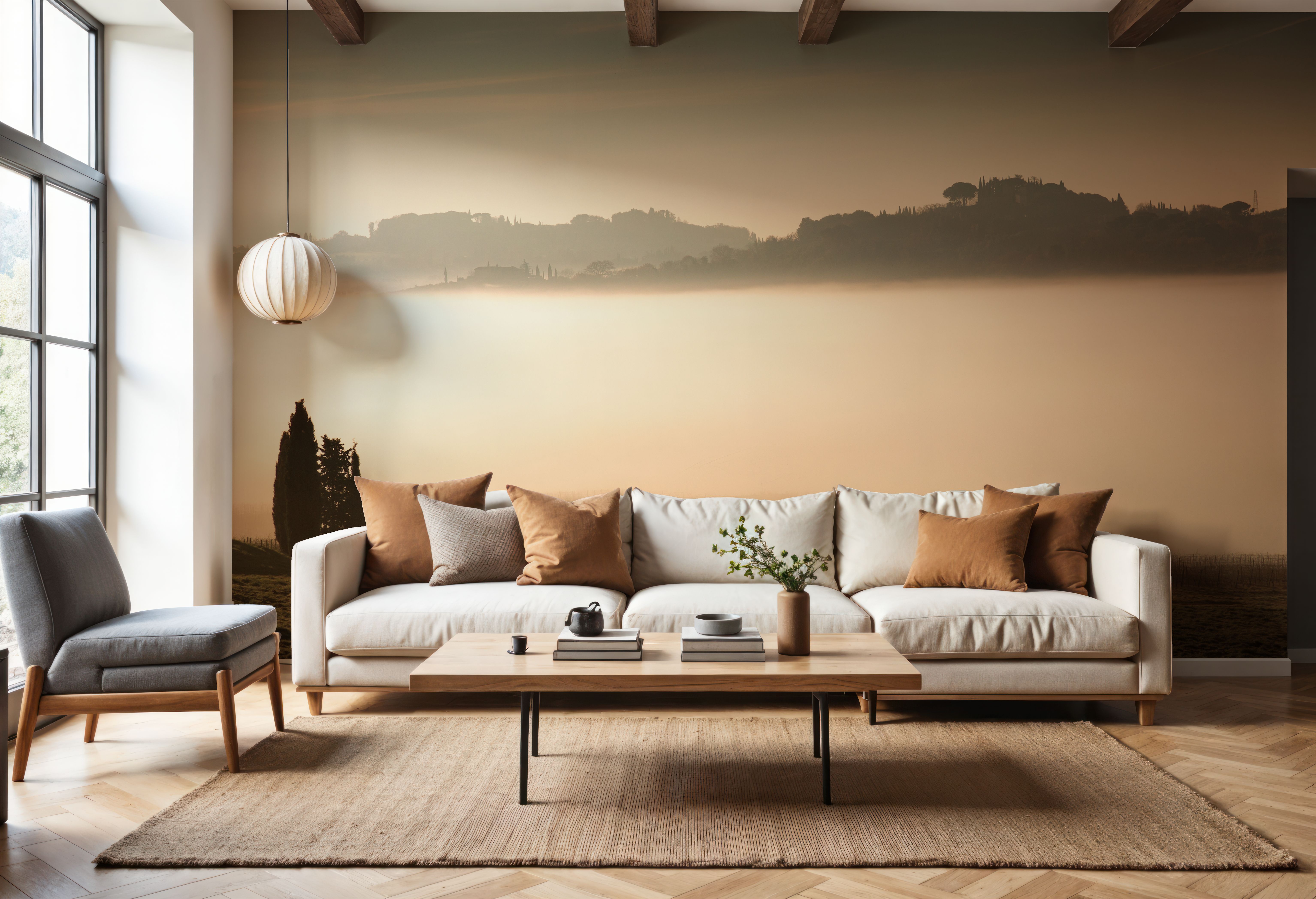 Foggy Grapes, Wallpaper