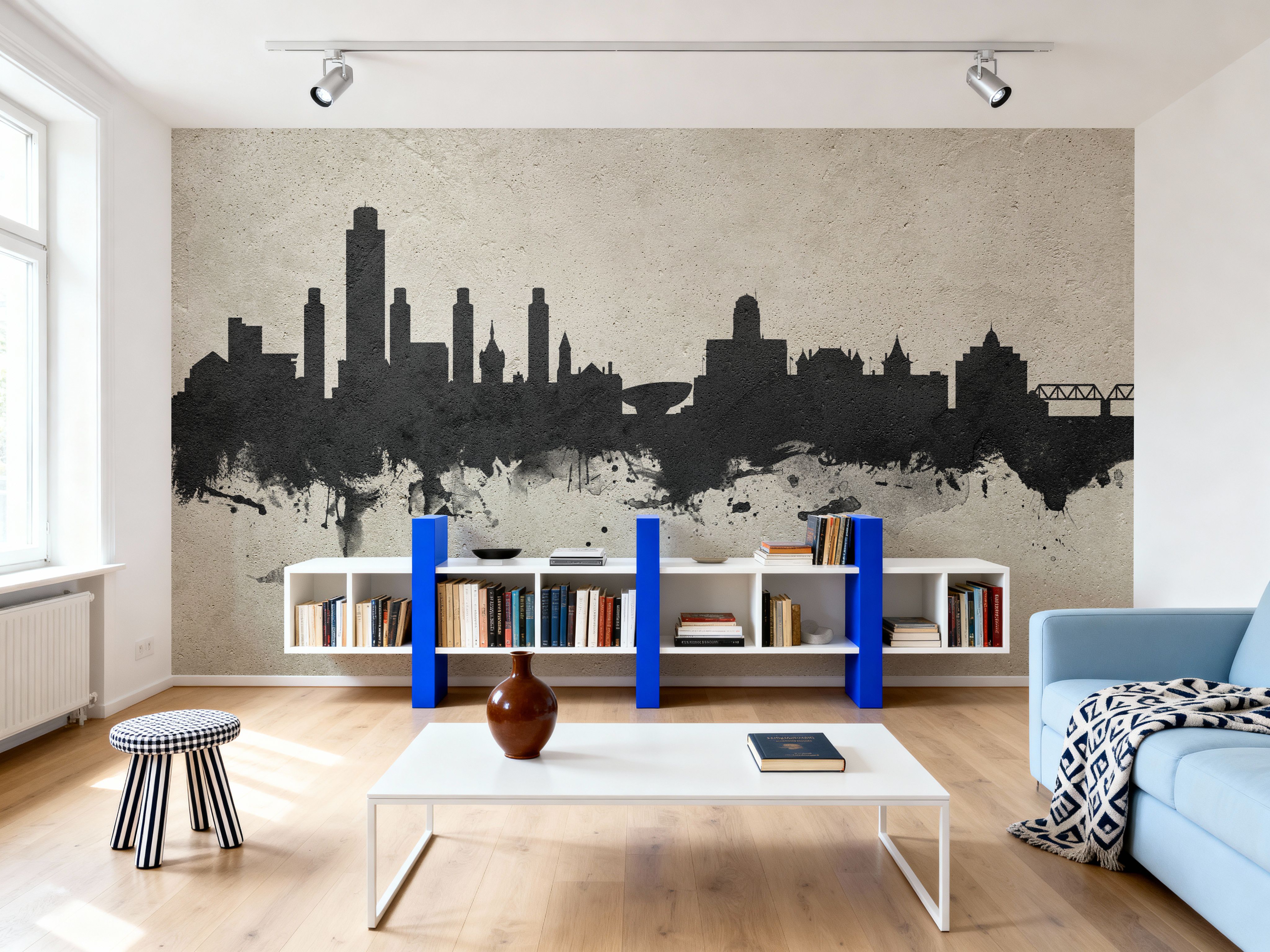 Albany New York Skyline Concrete