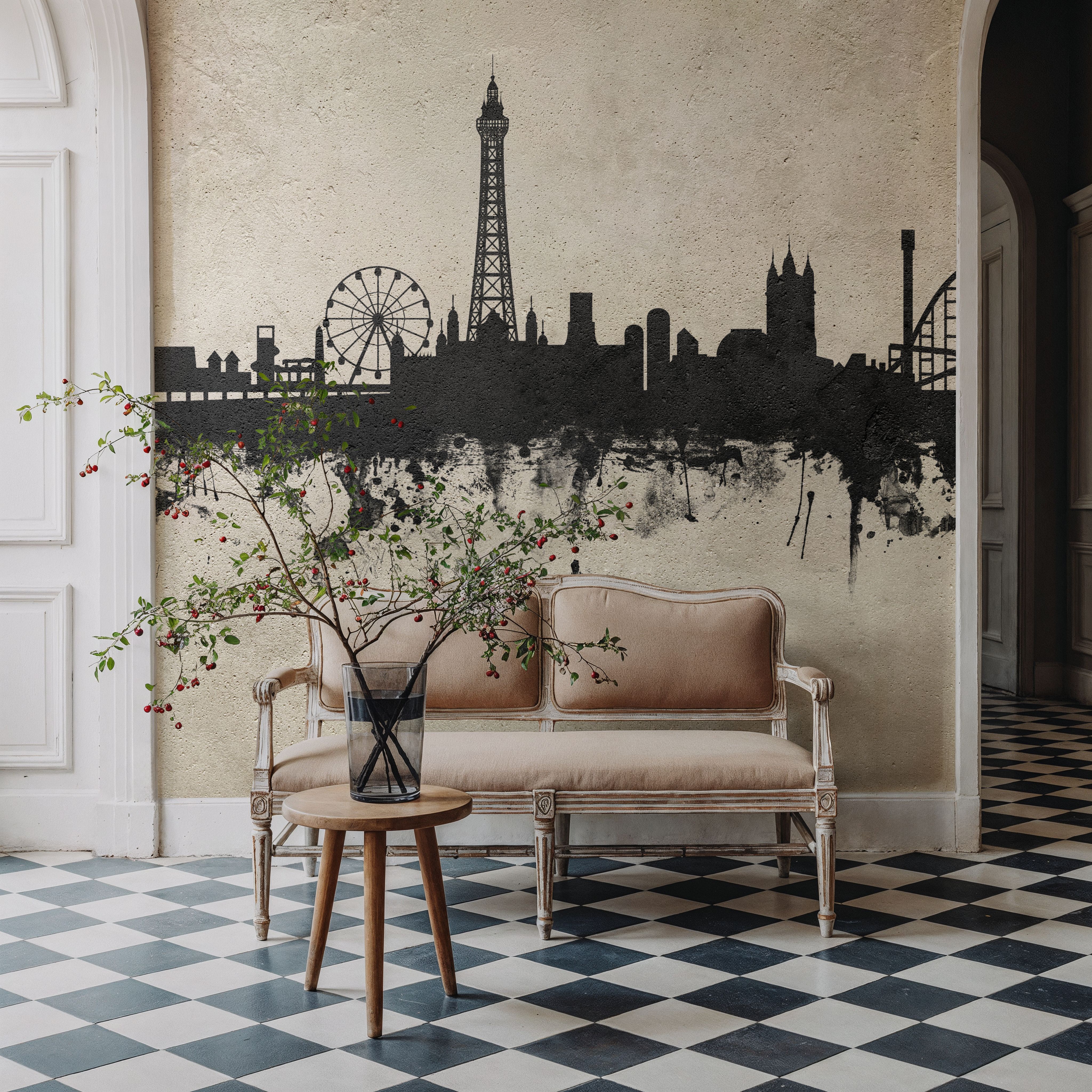 Blackpool England Skyline Concrete