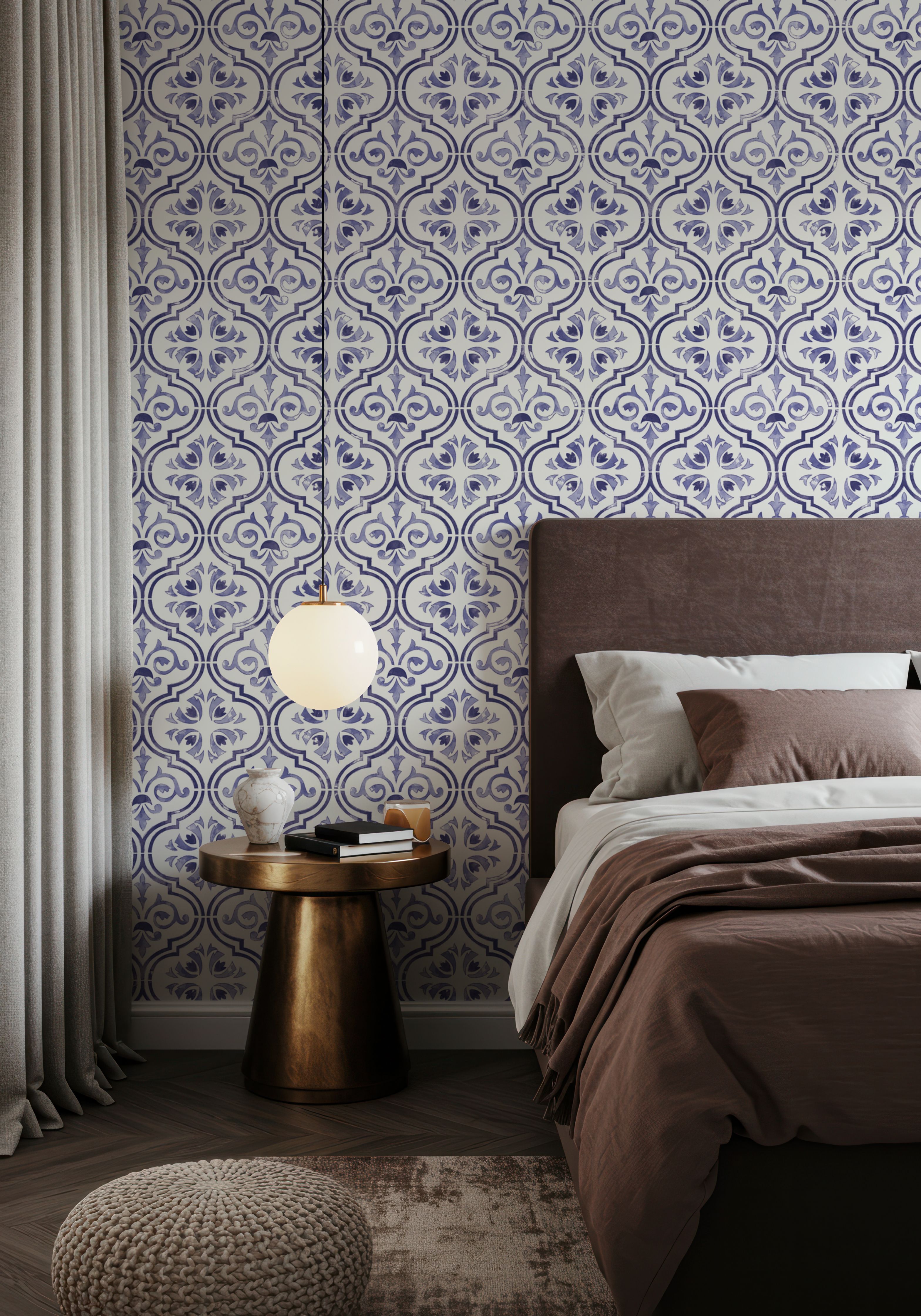 Botanical Blue Tiles