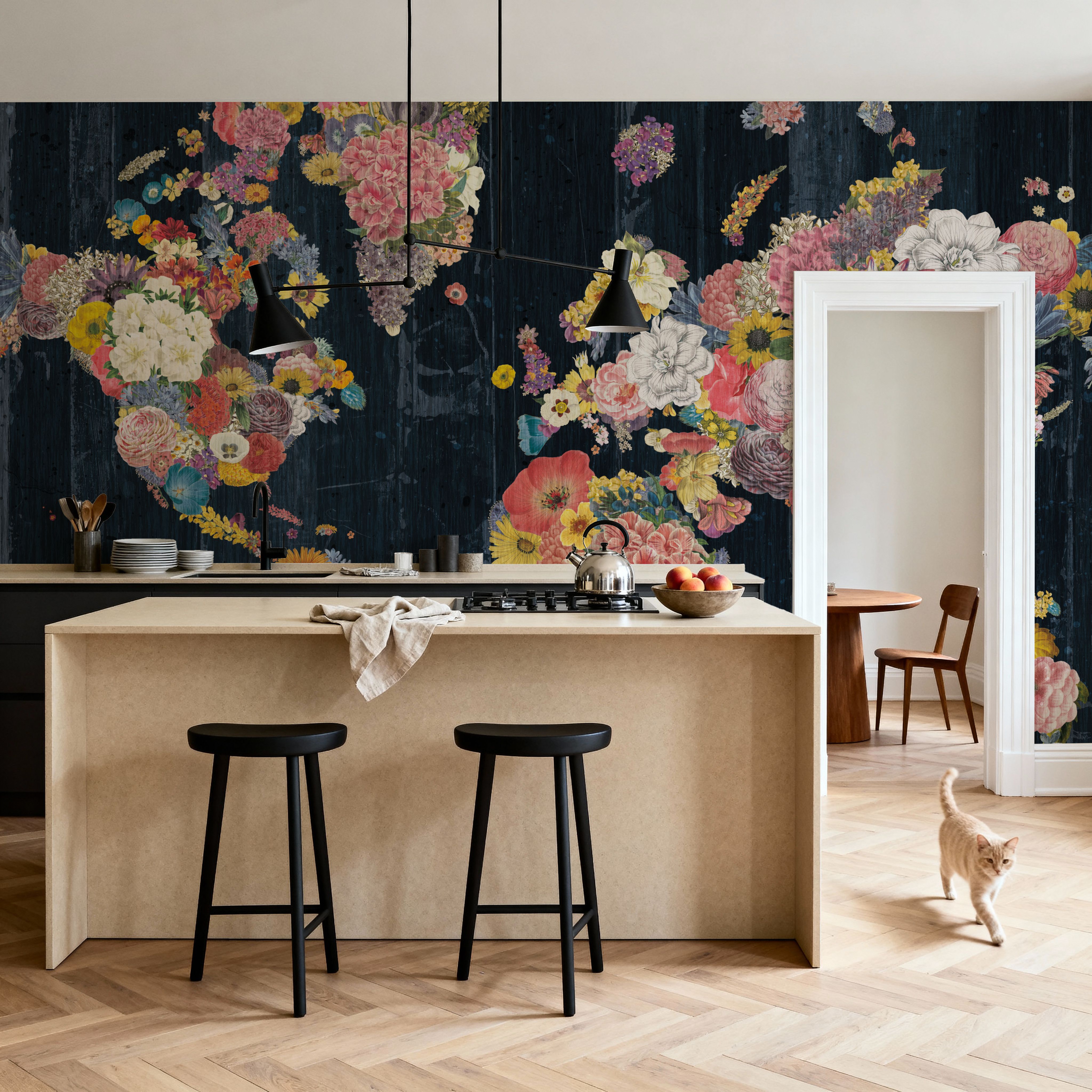 Botanical Floral Map