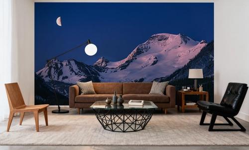 Mount Athabasca Moon