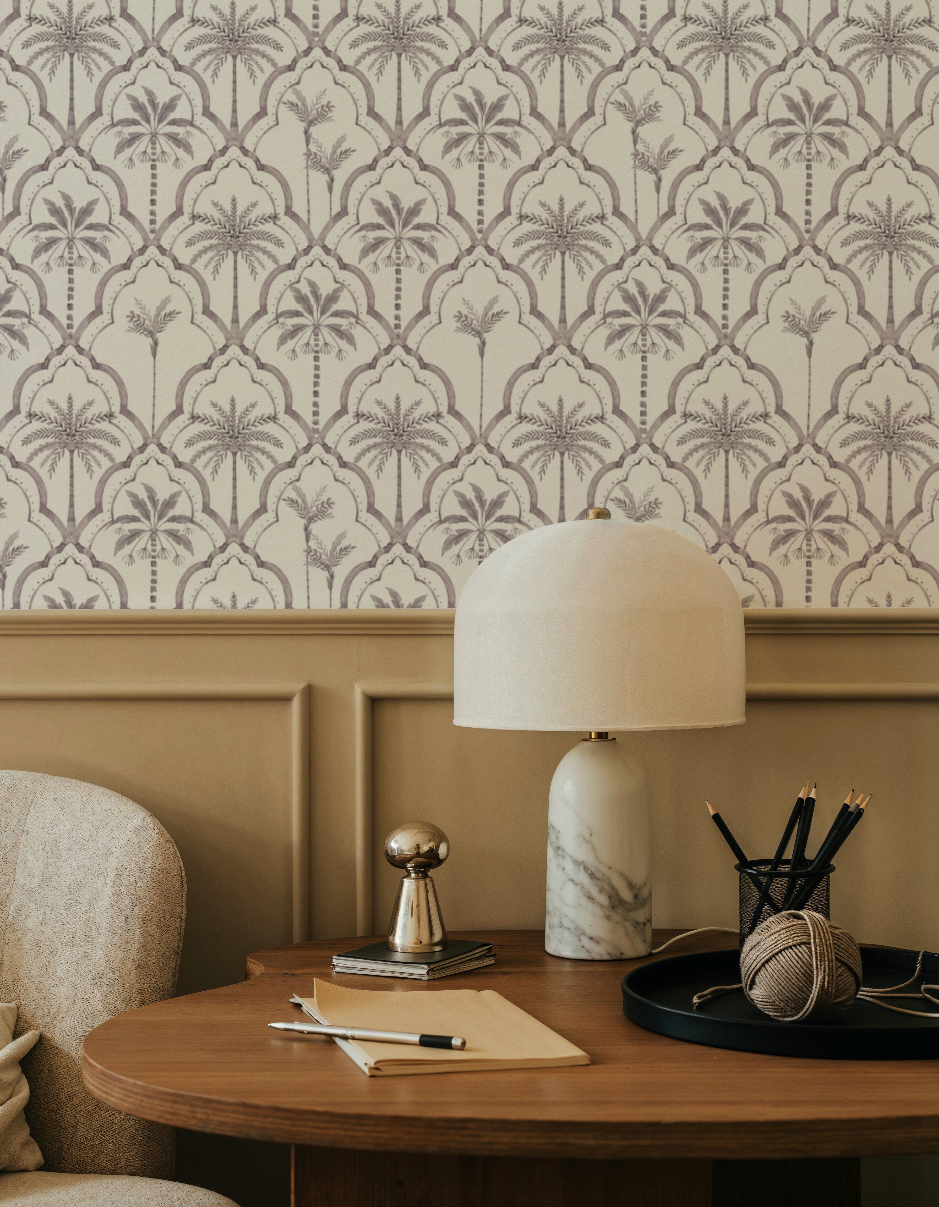 The Palm Lattice, Lavender Gray
