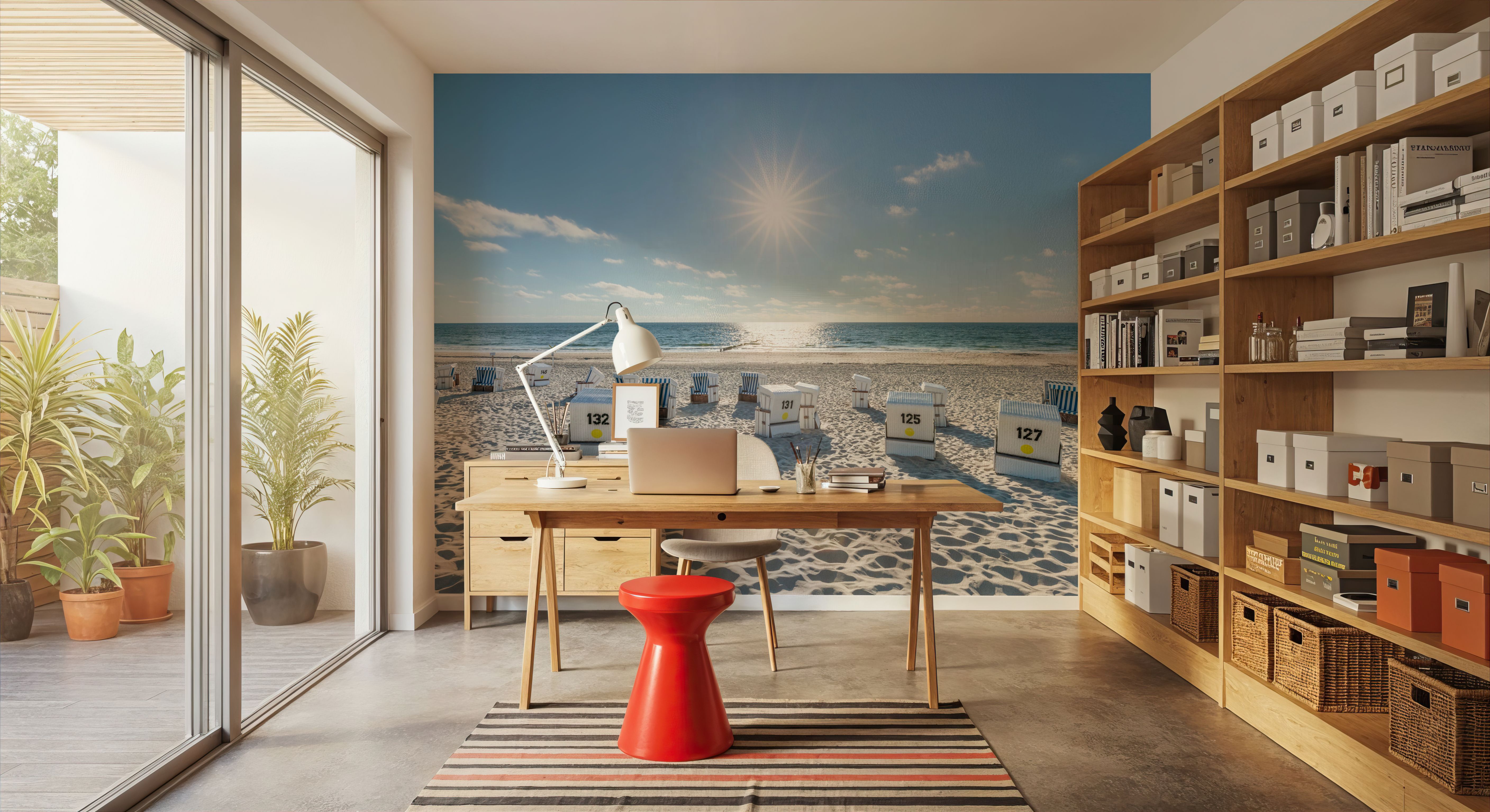 North Sea Light, Behang