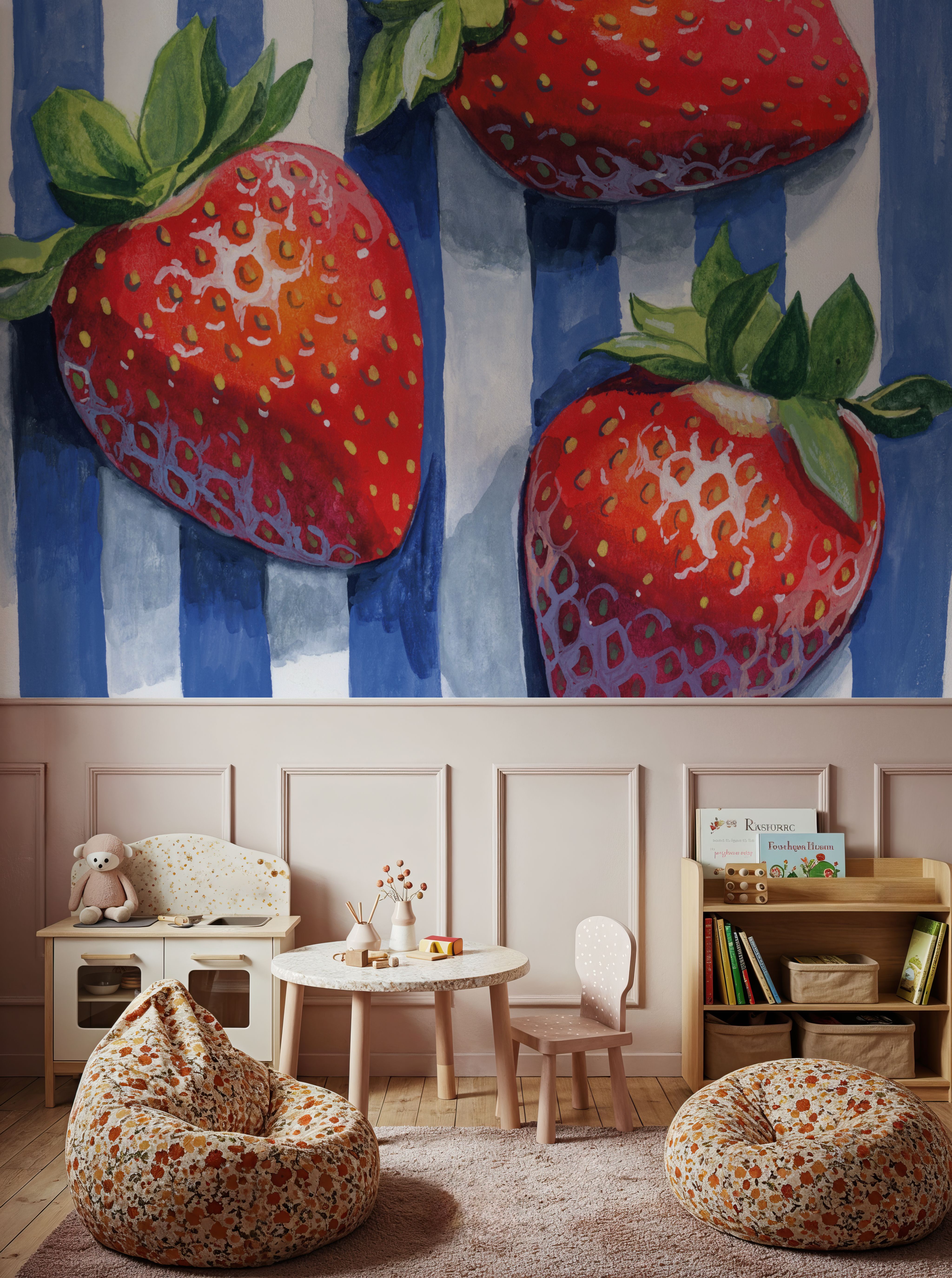 Stripe Cloth Berries