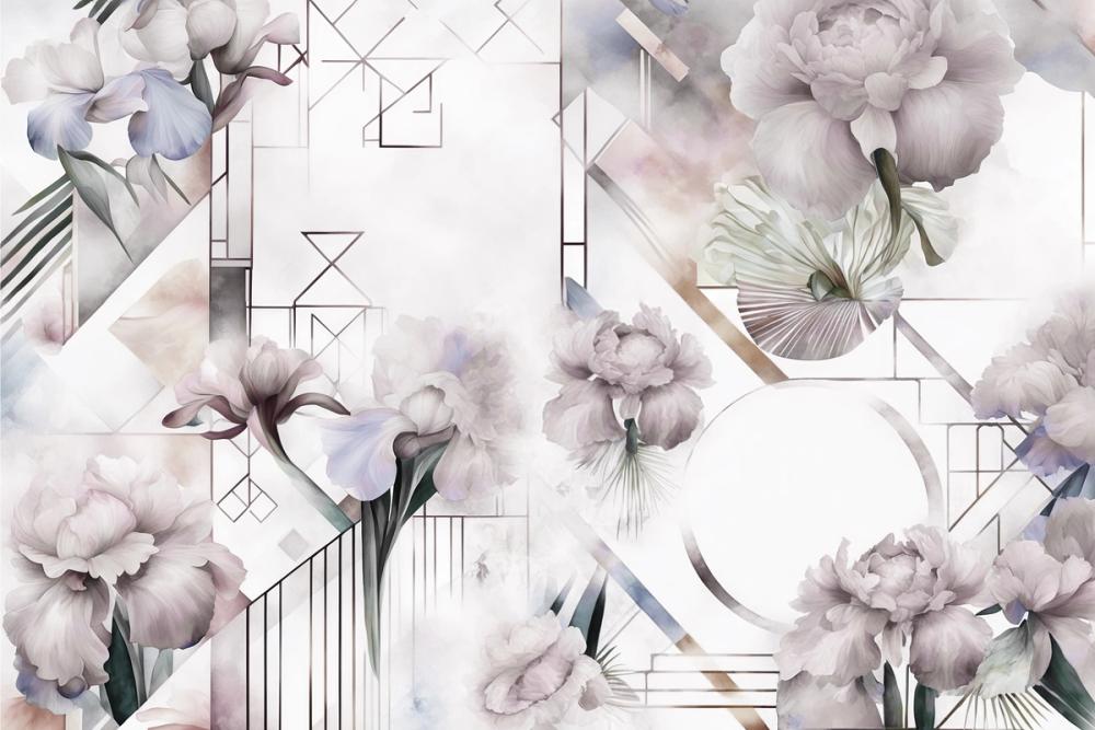 Watercolor Geometry Shine