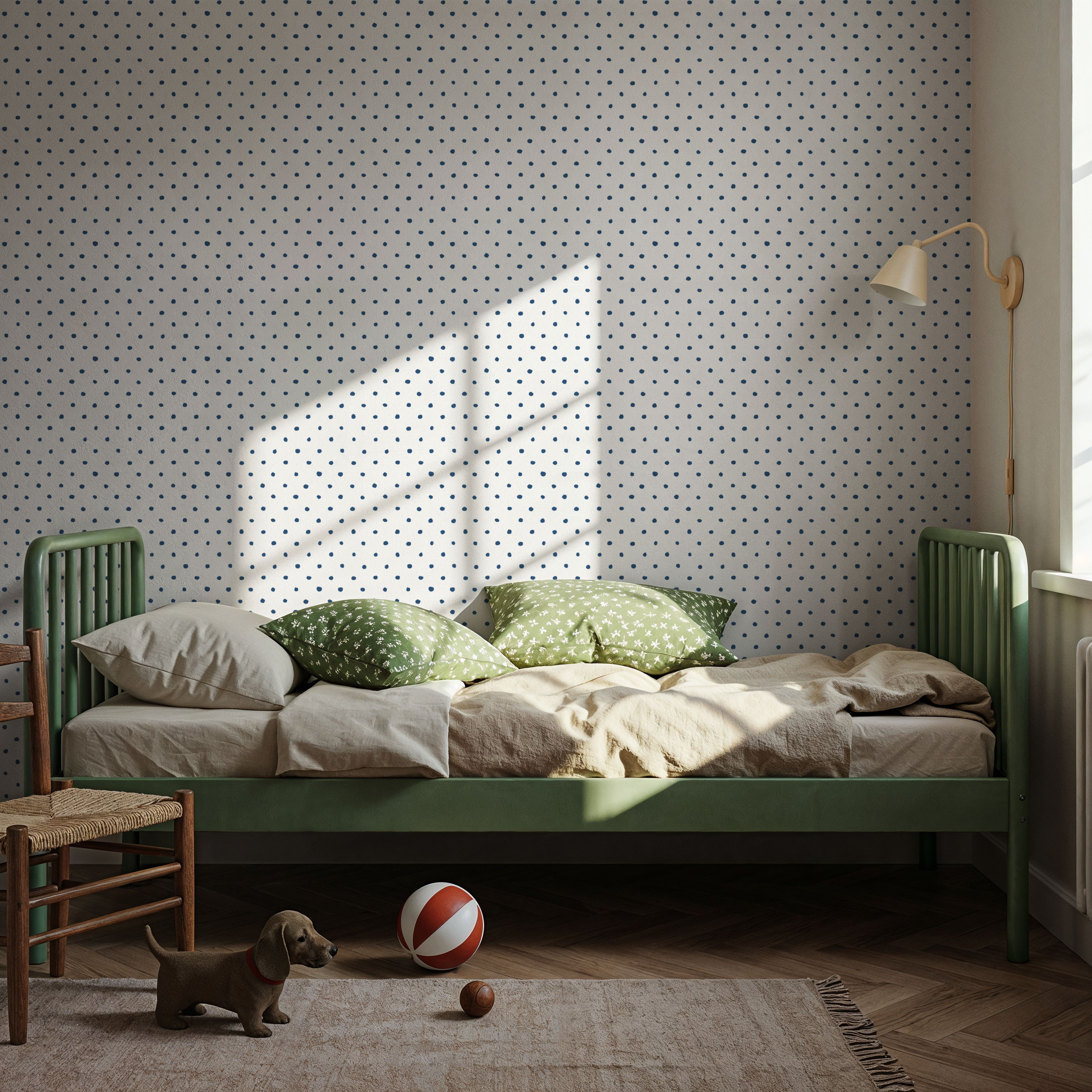 Country Fresh Blue Dots