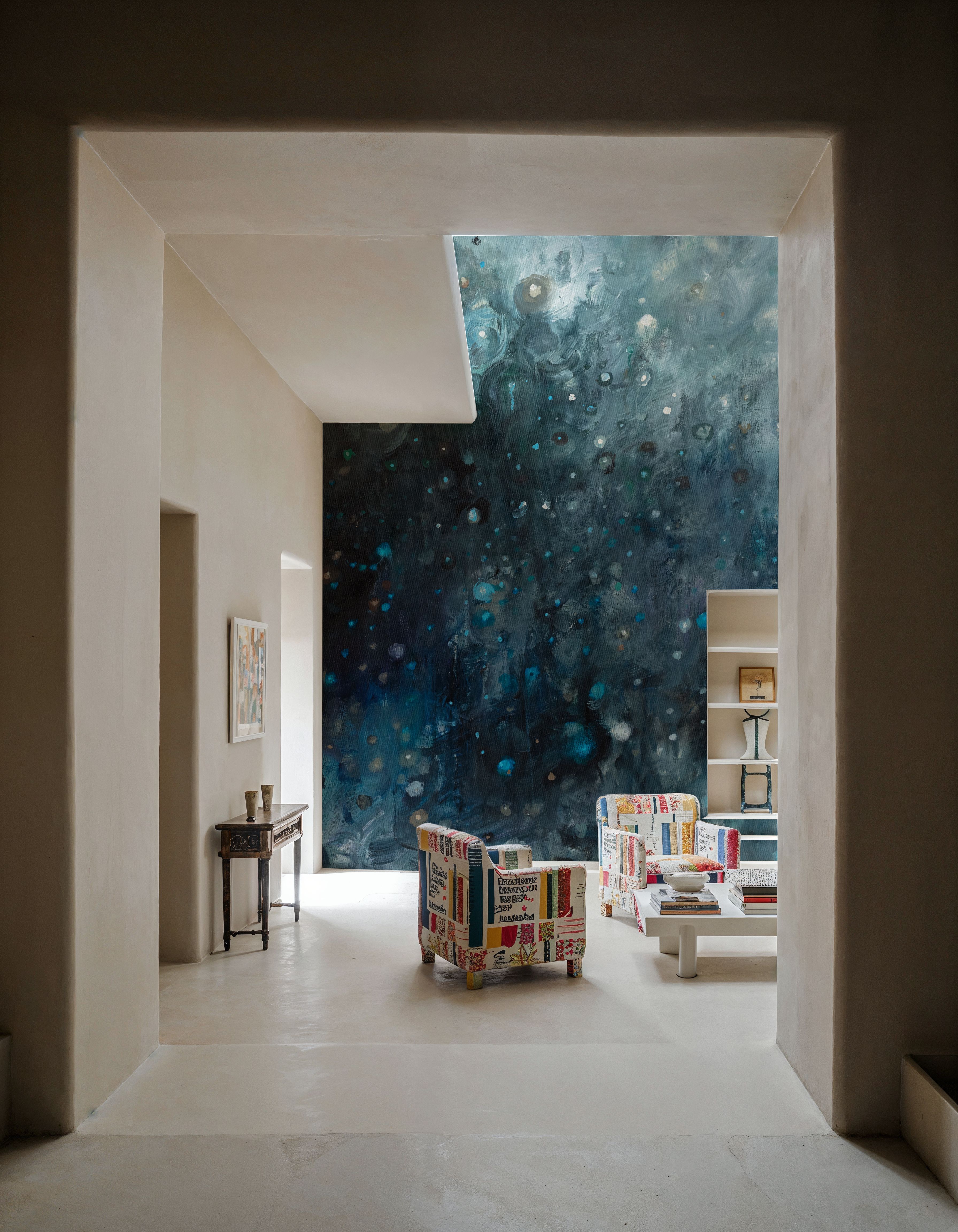 Rain in Gray and Blue